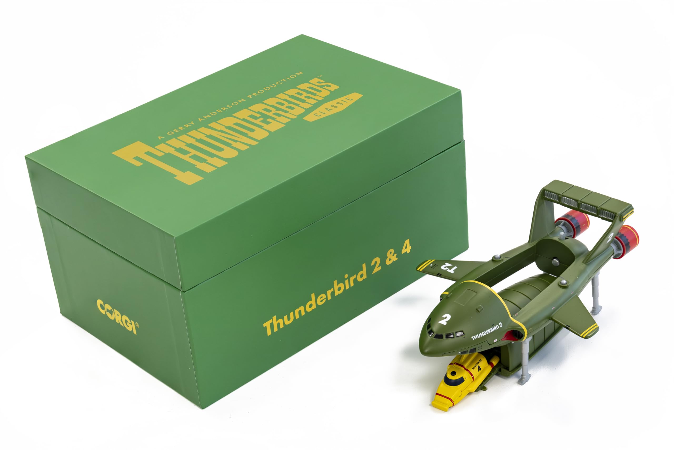 Corgi Thunderbird 2 & 4 Model Aircraft - Die-cast Metal, 12.8 cm Scale 6
