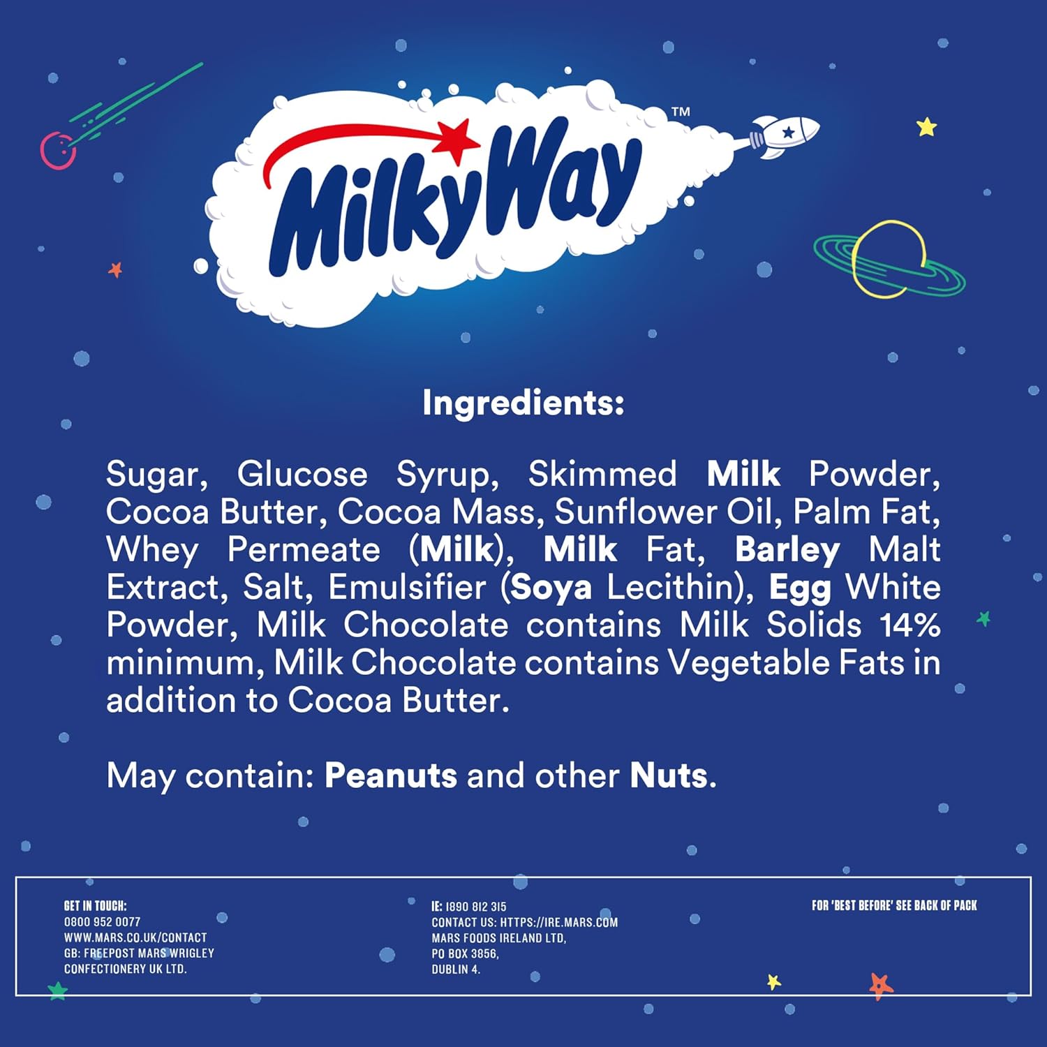 Milky Way - Multipack Milk Chocolate Bars (6 x 21.5g) 8