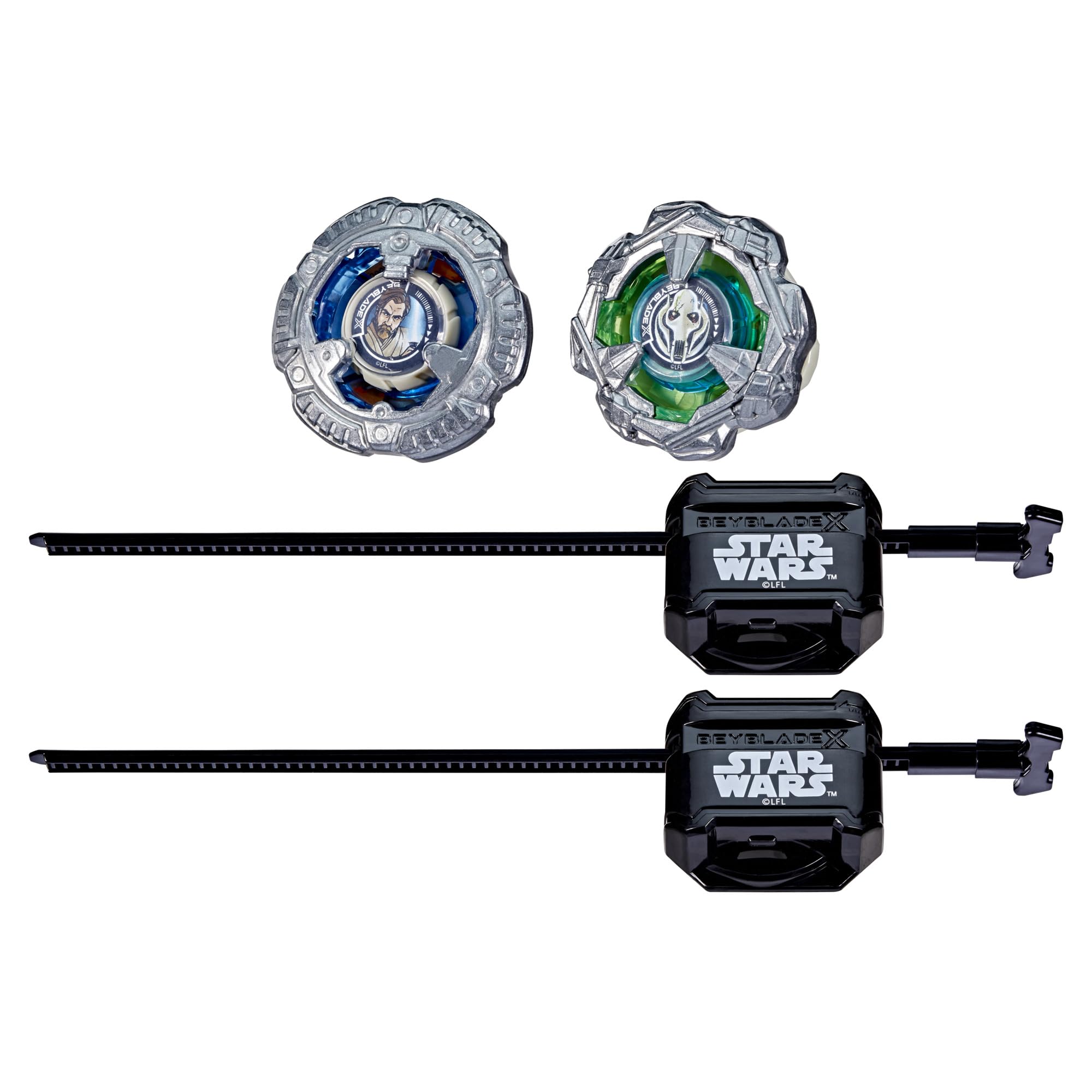 Beyblade Beyblade X Obi-Wan Kenobi 4-60P vs General Grievous 3-80HN Star Wars Collab Set 1