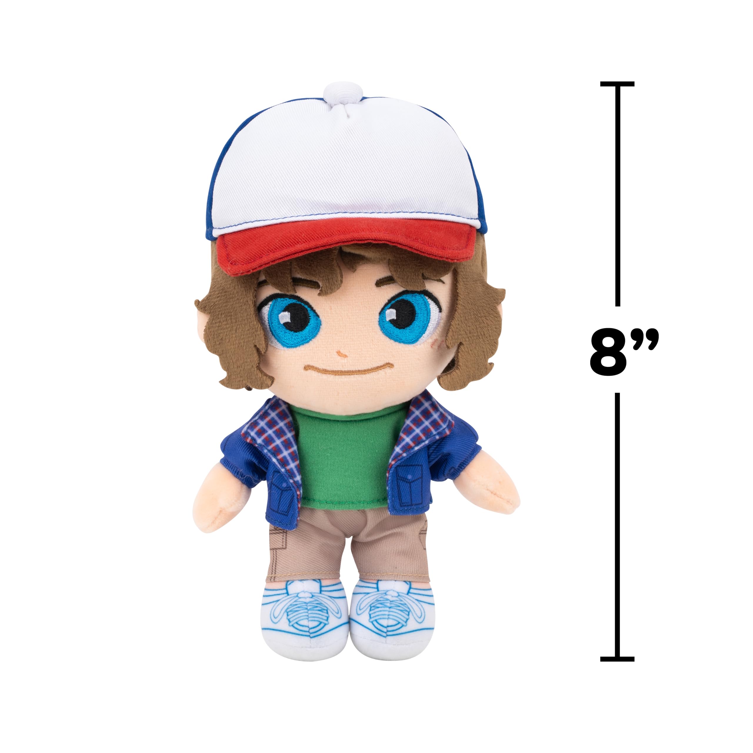 Stranger Things Dustin Henderson Plush - 8-Inch Soft Plush with Special Embroidery 10