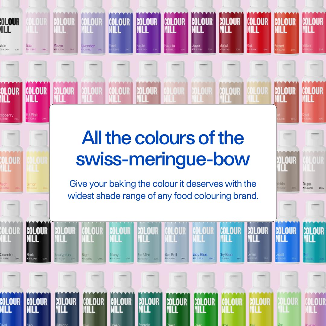 Colour Mill Oil Blend Food Colouring - Sky Blue | Oil-Based | 20ml 6