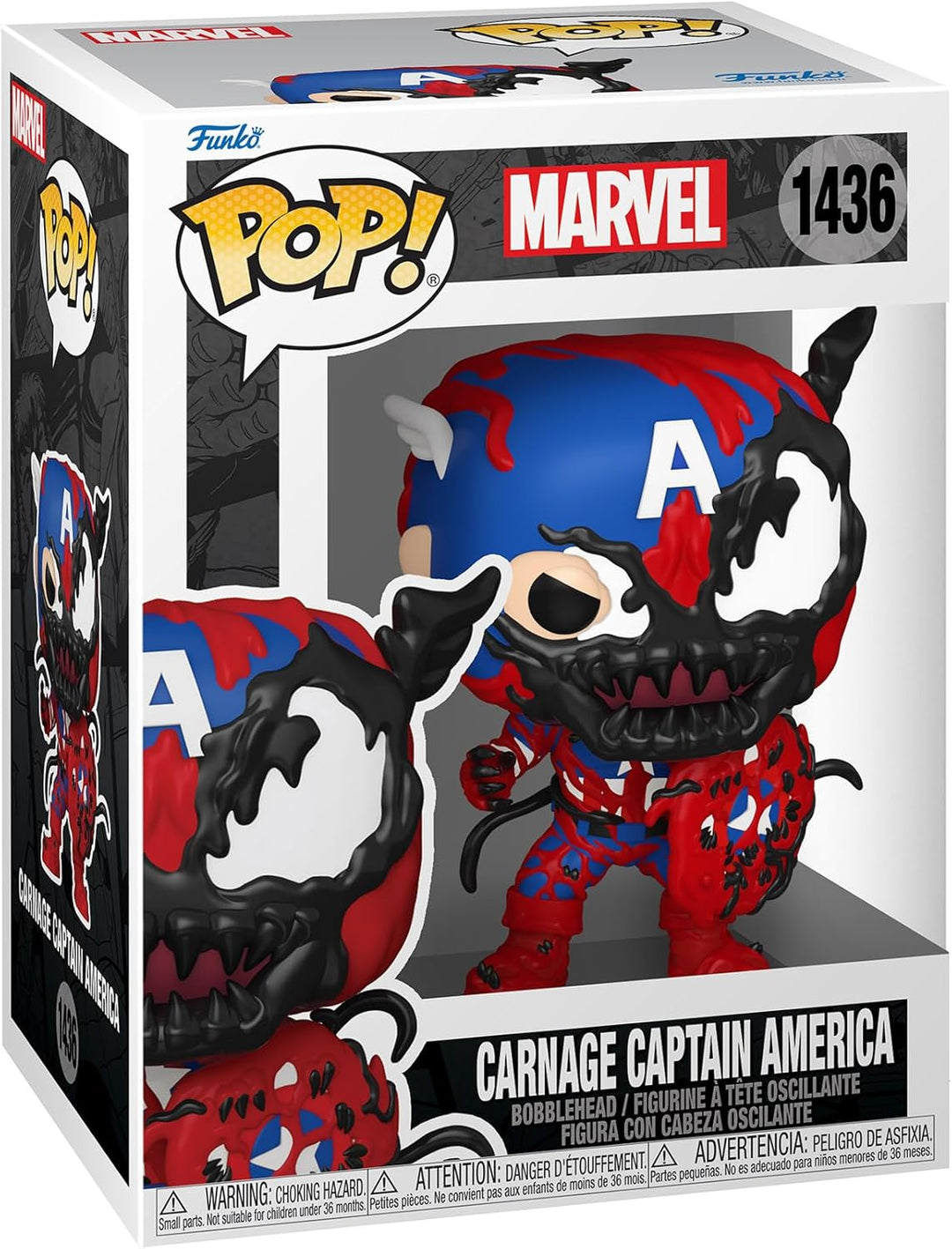 Funko Pop! Marvel - Carnageized Captain America Vinyl Figure