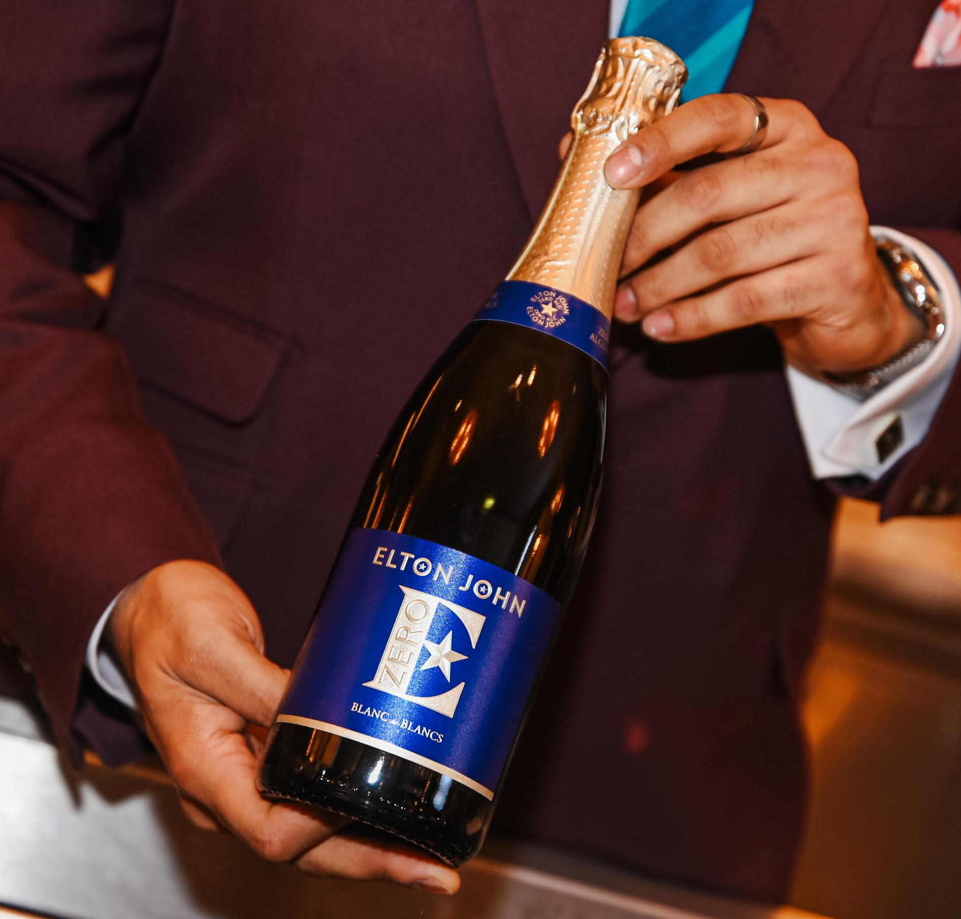 Blue Tree Elton John Zero Blanc de Blancs Non-Alcoholic Sparkling Wine - 0% ABV, 75cl 6