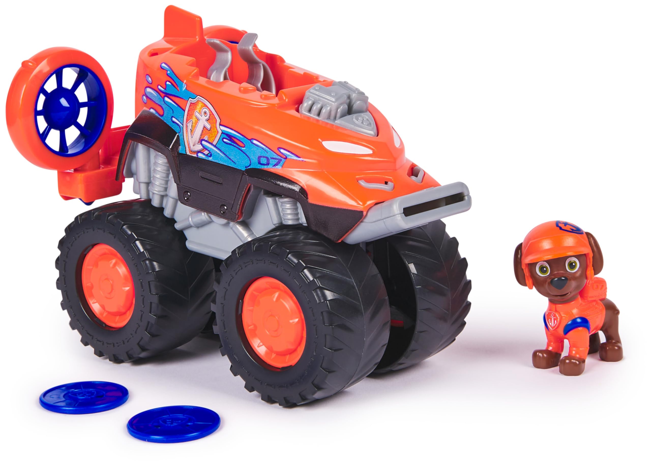 Paw Patrol Rescue Wheels Zuma's Hovercraft Toy Truck with Projectile Launcher - Ages 3+
