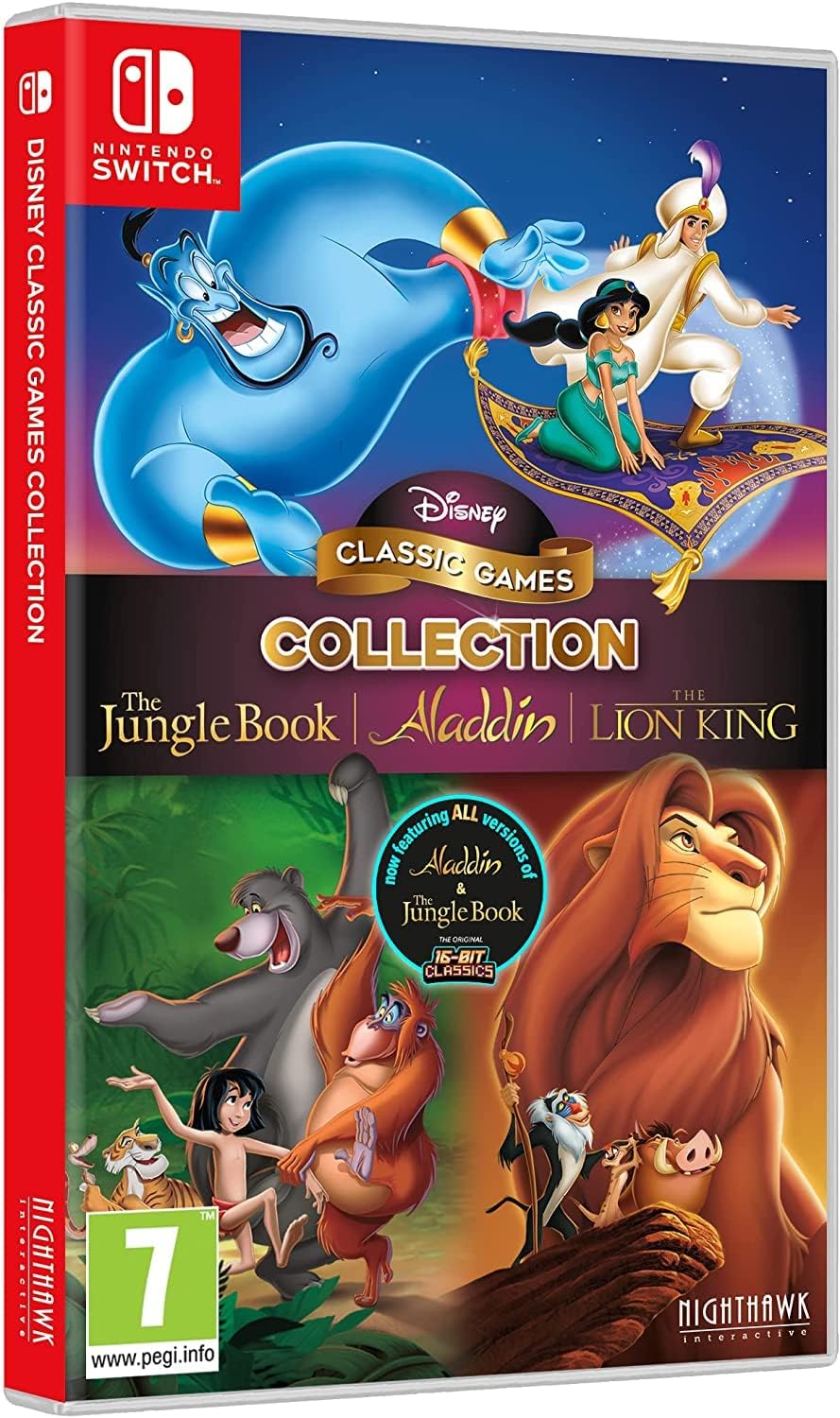 Disney Classic Games: Aladdin, The Lion King, and The Jungle Book - Nintendo Switch Edition