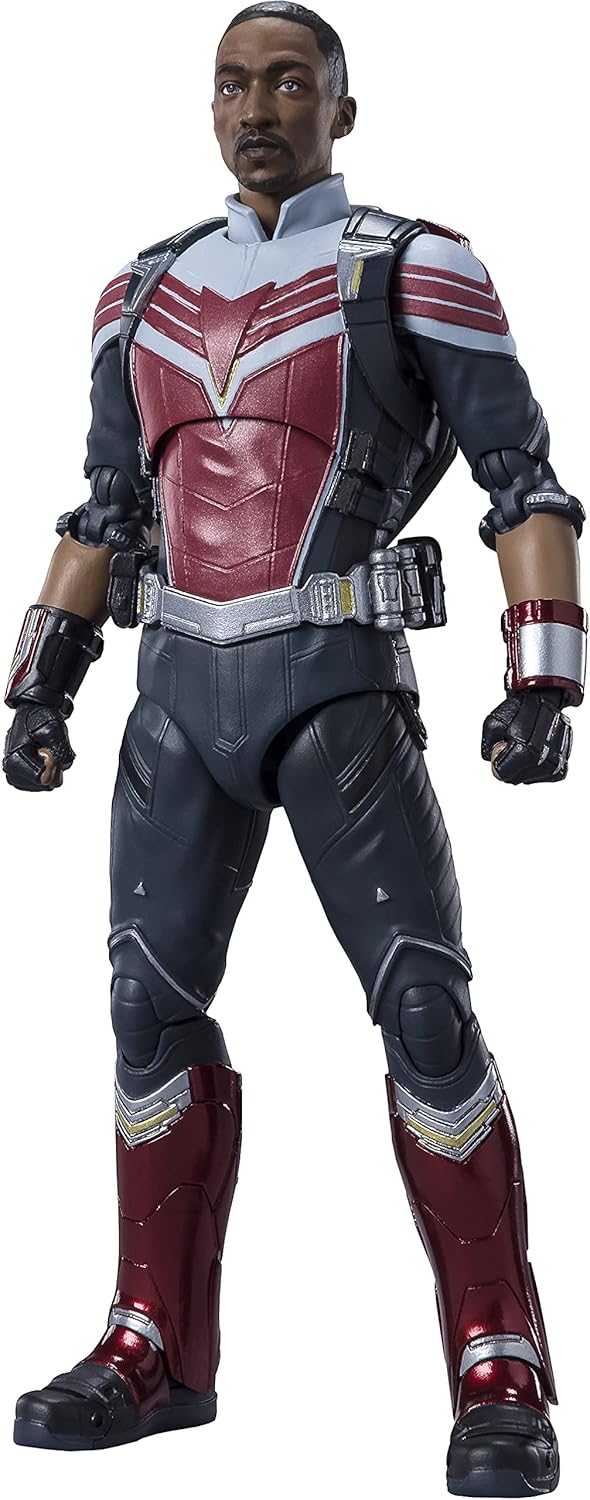 TAMASHII NATIONS S.H. Figuarts Falcon Action Figure - Marvel's Falcon and The Winter Soldier, 15 cm Collectible