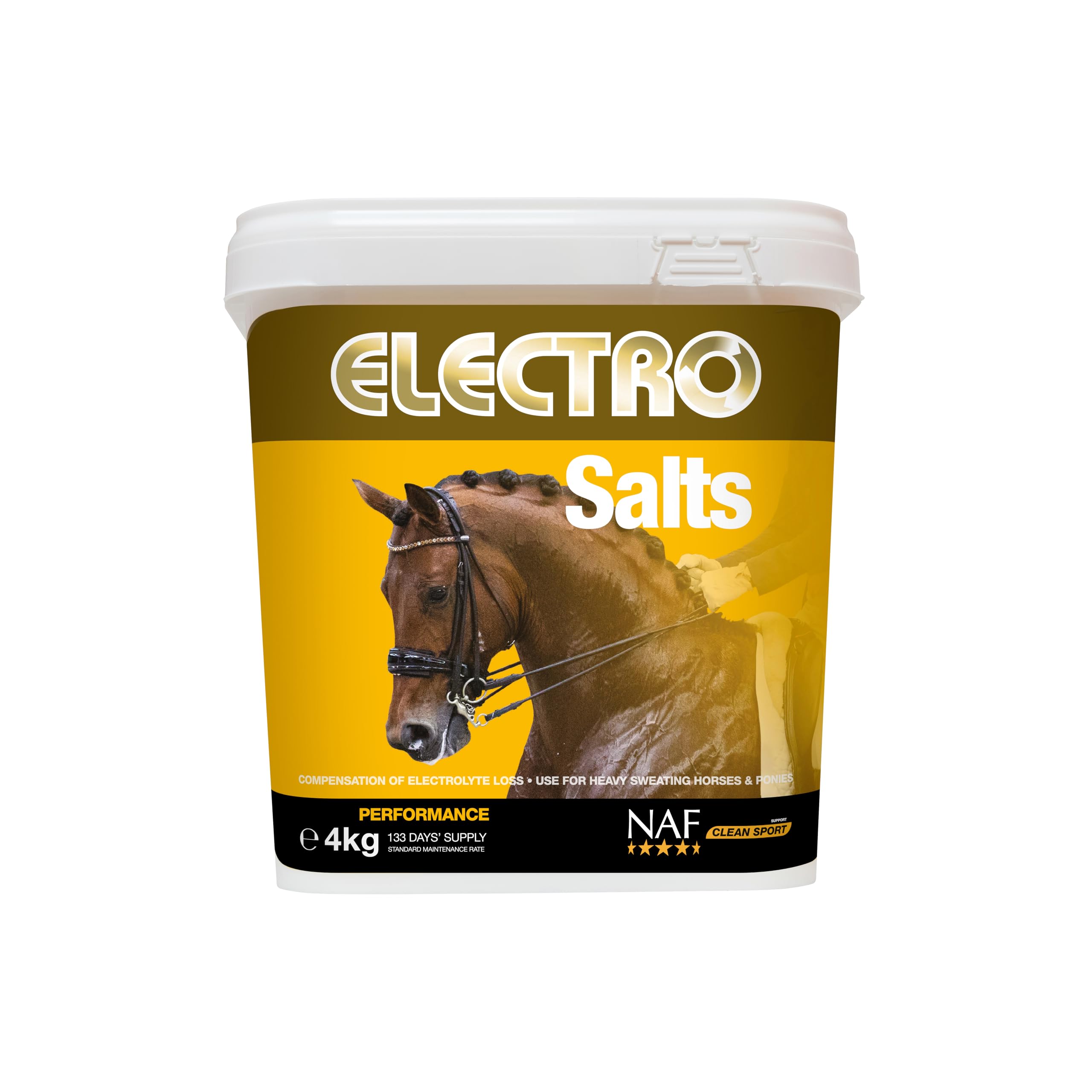 NAF Electro Salts 1kg - Replaces Electrolytes Lost During Exercise | Supports Rehydration & Recovery | For Performance & Working Horses