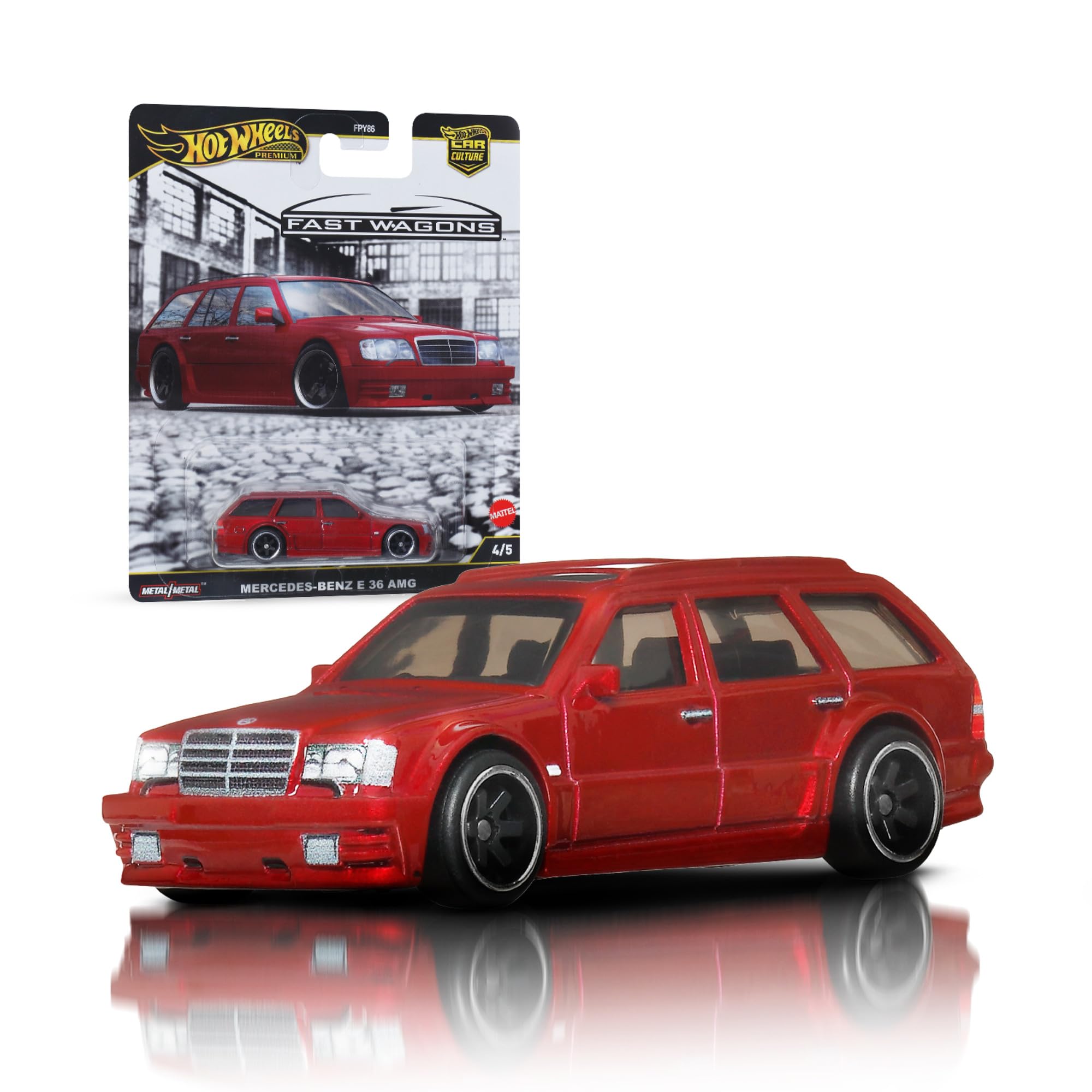Hot Wheels Mercedes-Benz AMG Car Culture Collectible - 1:64 Scale Die-Cast | Metal/Metal Body | Real Riders Tires