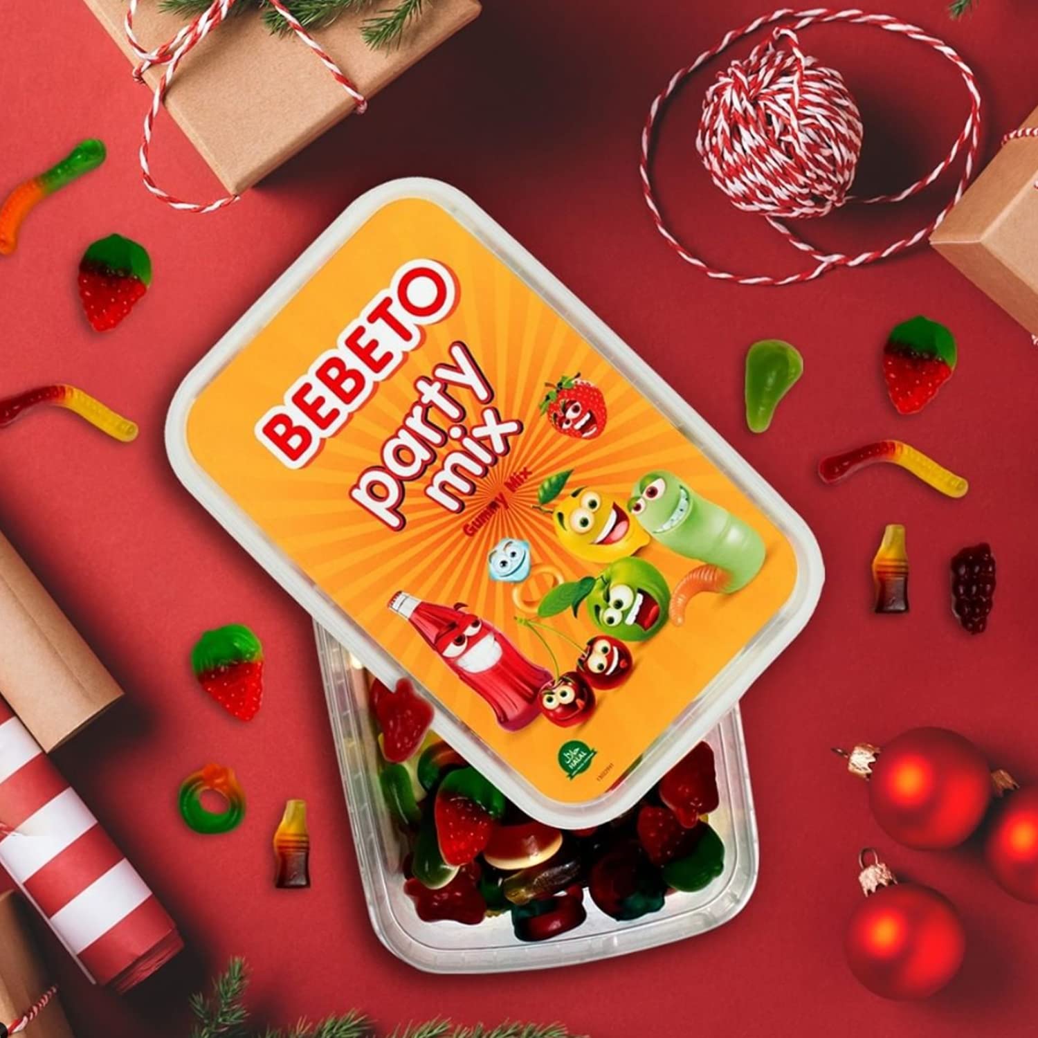 Bebeto Gummy Party Mix (400g) - Halal Certified Sweets, Pack of 1 3