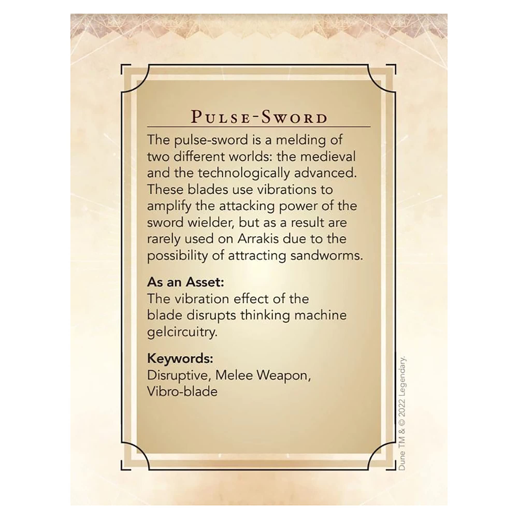 Modiphius Dune: Asset Cards - Agent Expansion Deck | 56 Cards | Adult
