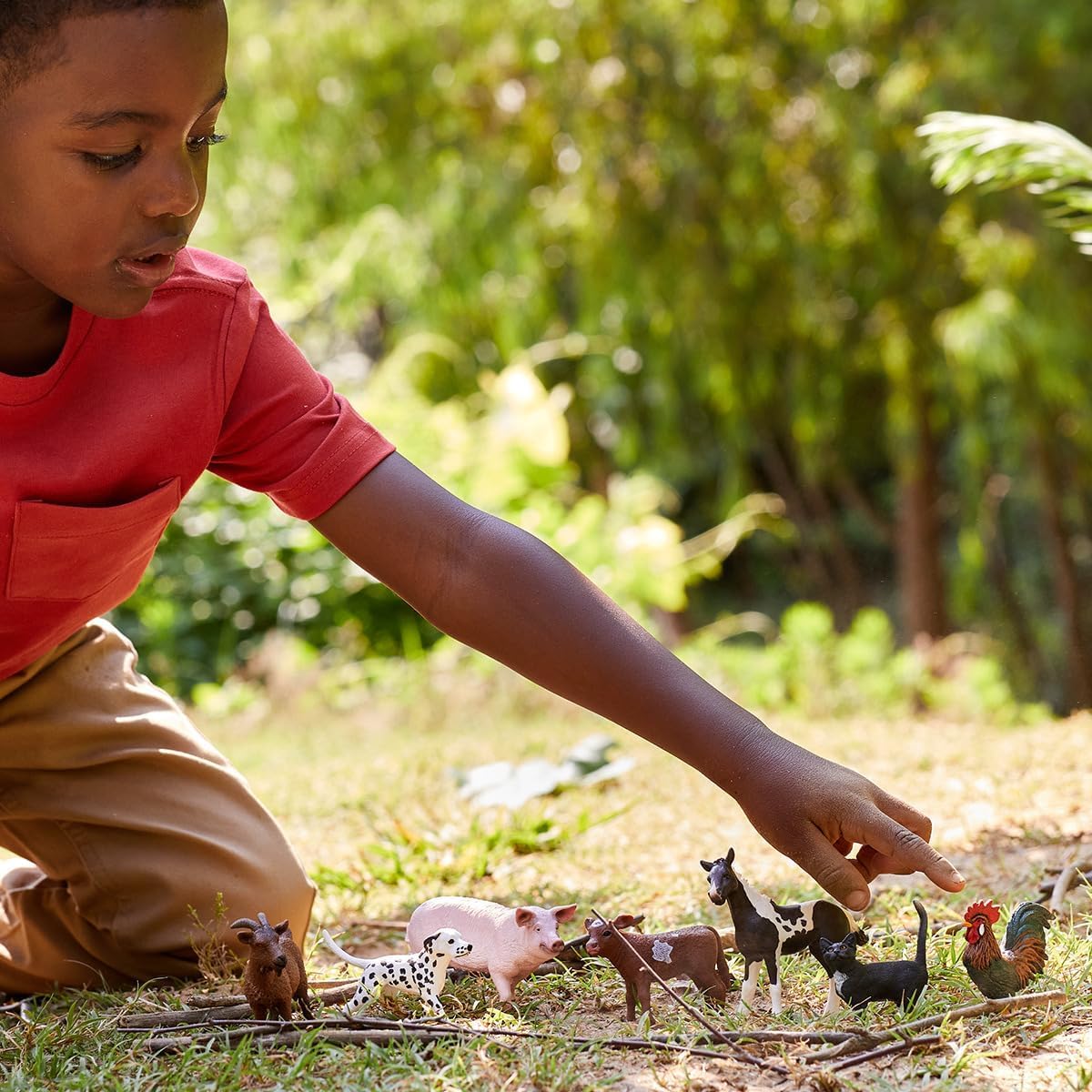 SCHLEICH Farm World - 7 PC Farm Animal Playset with Realistic Figurines for Kids 3+ 11