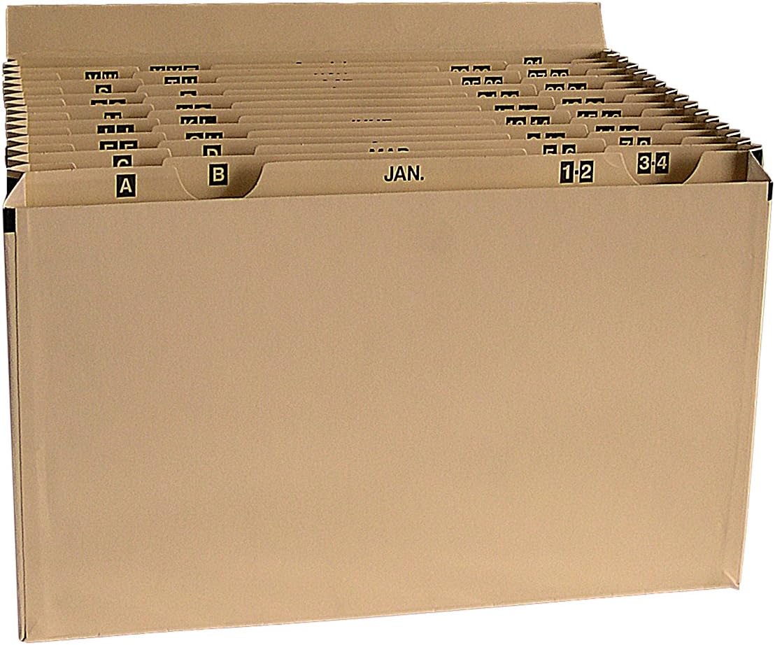 Cathedral Multi-purpose expanding manilla file A-Z,1-31 Monthly planner 1