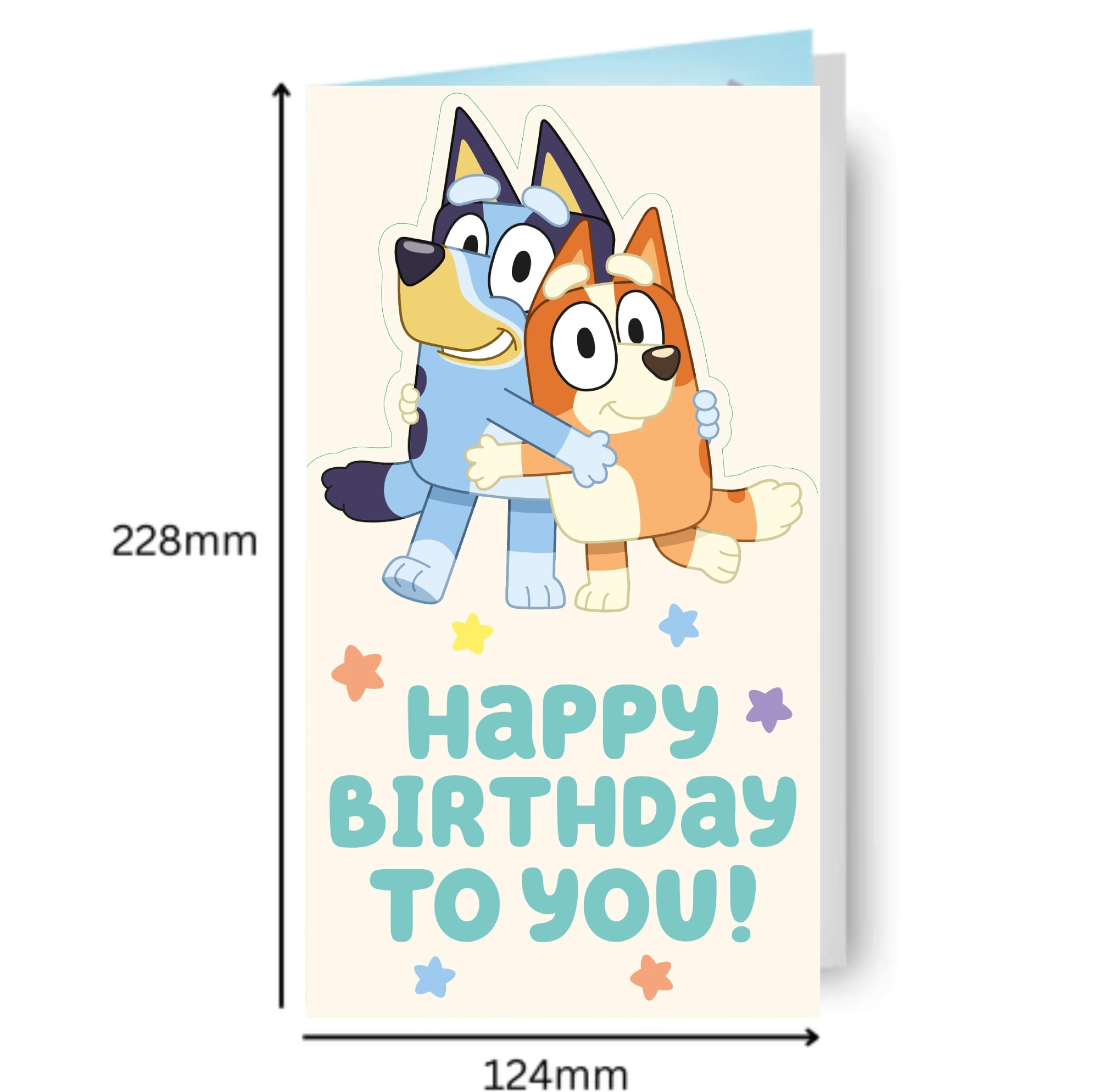 Danilo Promotions LTD Bluey Birthday Card - Officially Licensed | 210 x 290 mm 4