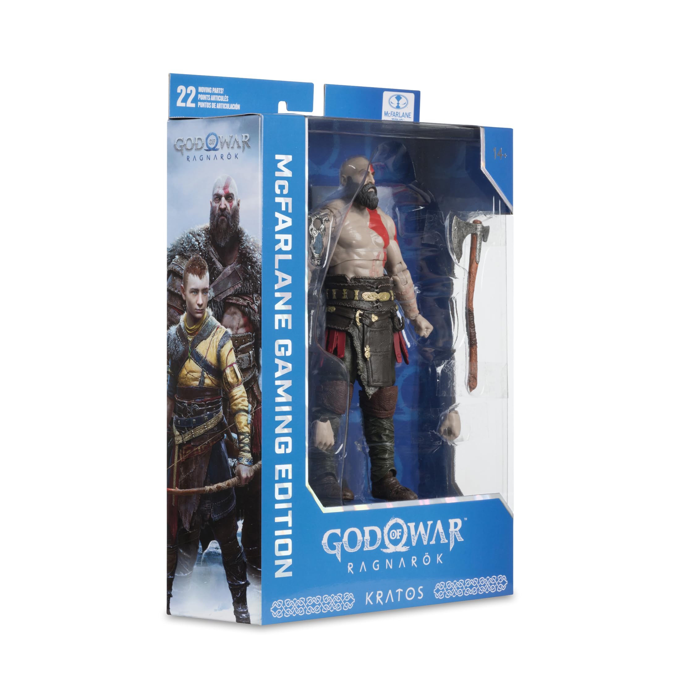 McFarlane God of War Kratos (God of War Ragnarok) 7in Deluxe Action Figure | Ultra Articulation | Ages 16+ 6