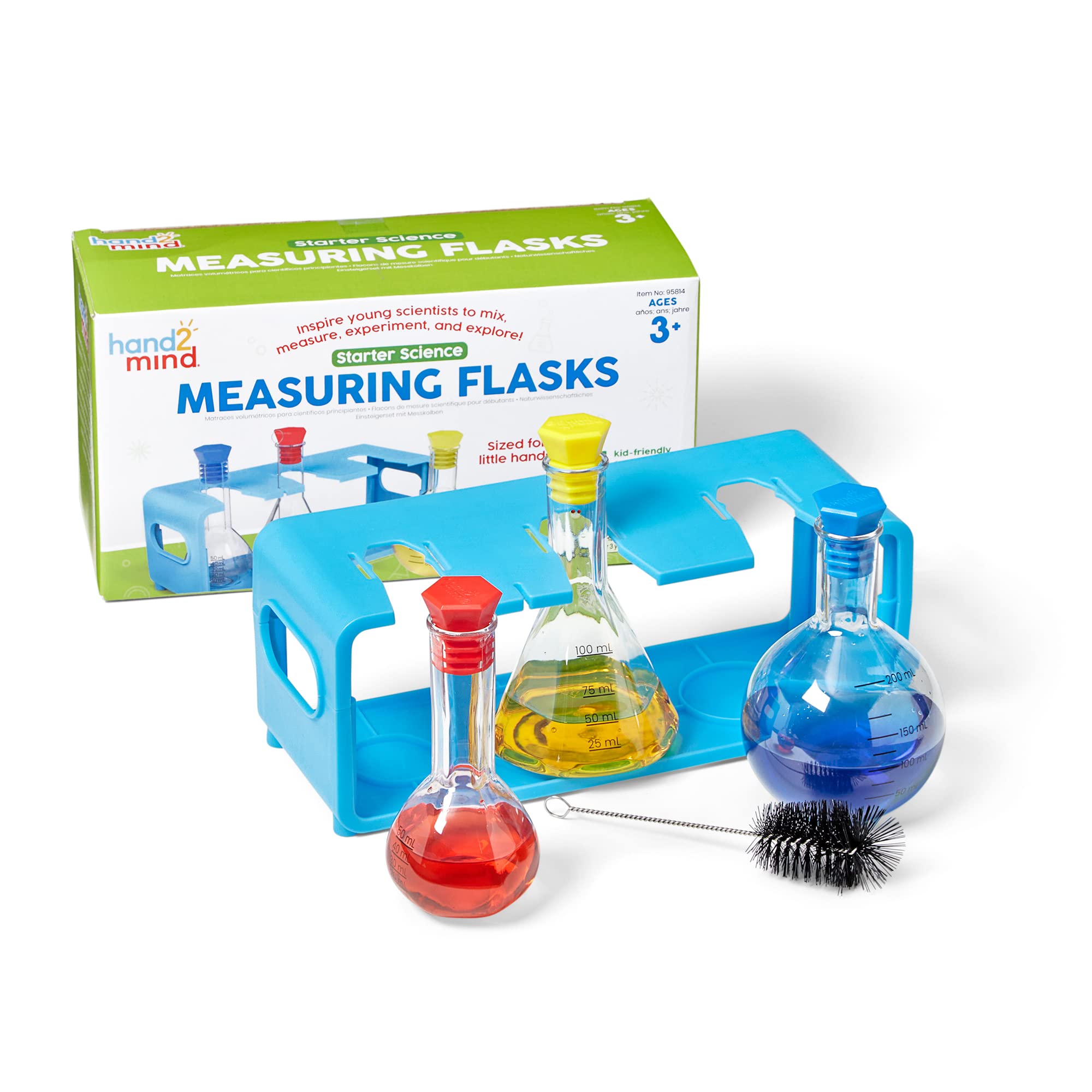 Learning Resources Starter Science Measuring Flask Set - Educational Science Play for Ages 3+ 15