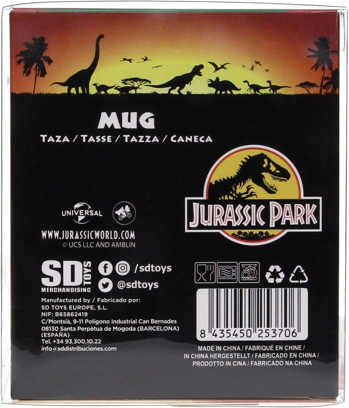 SD TOYS Jurassic Park Logo Ceramic Mug