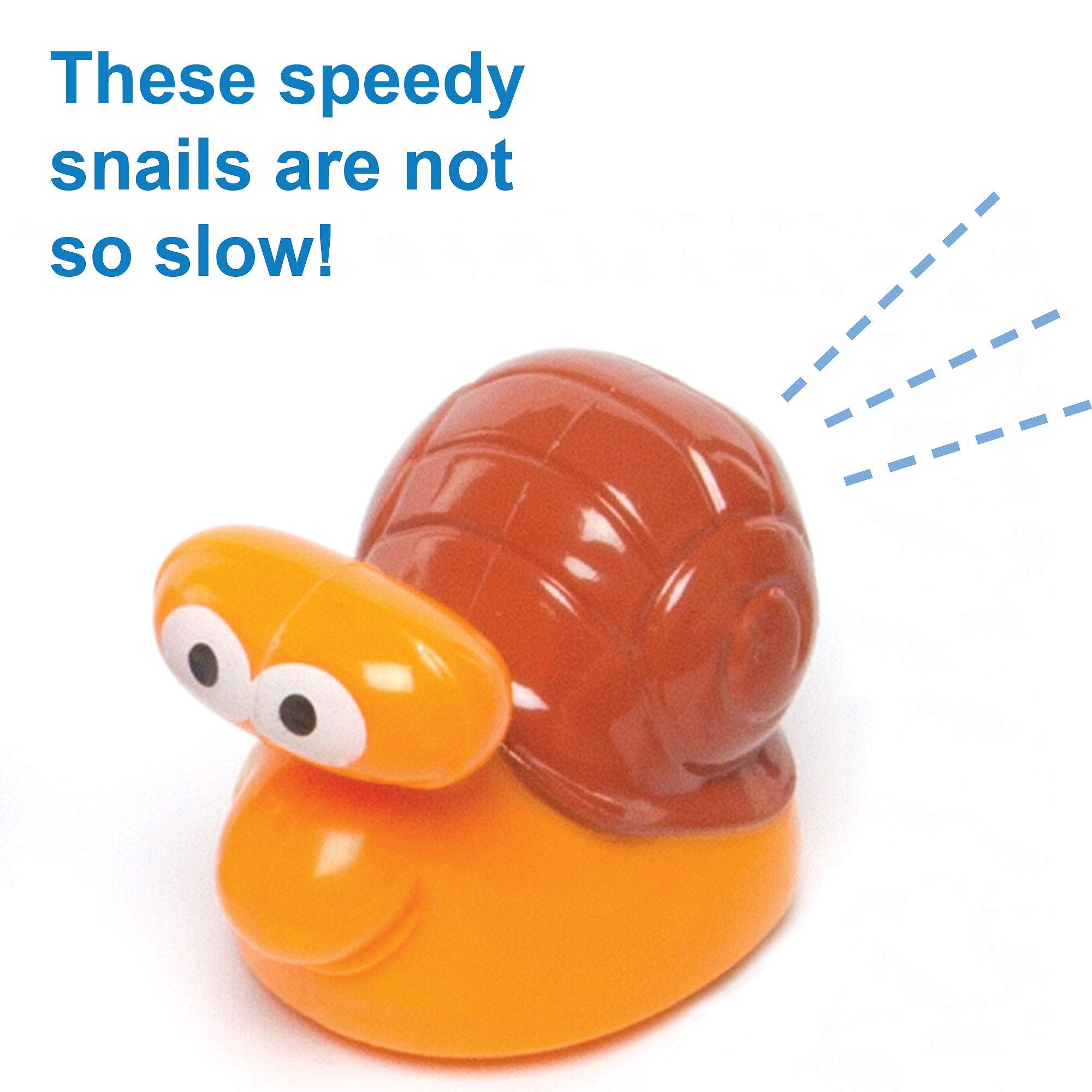 Baker Ross AG663 Kids Snail Pull Back Racers - Pack of 4 | Assorted Colors | Ages 3+ 5