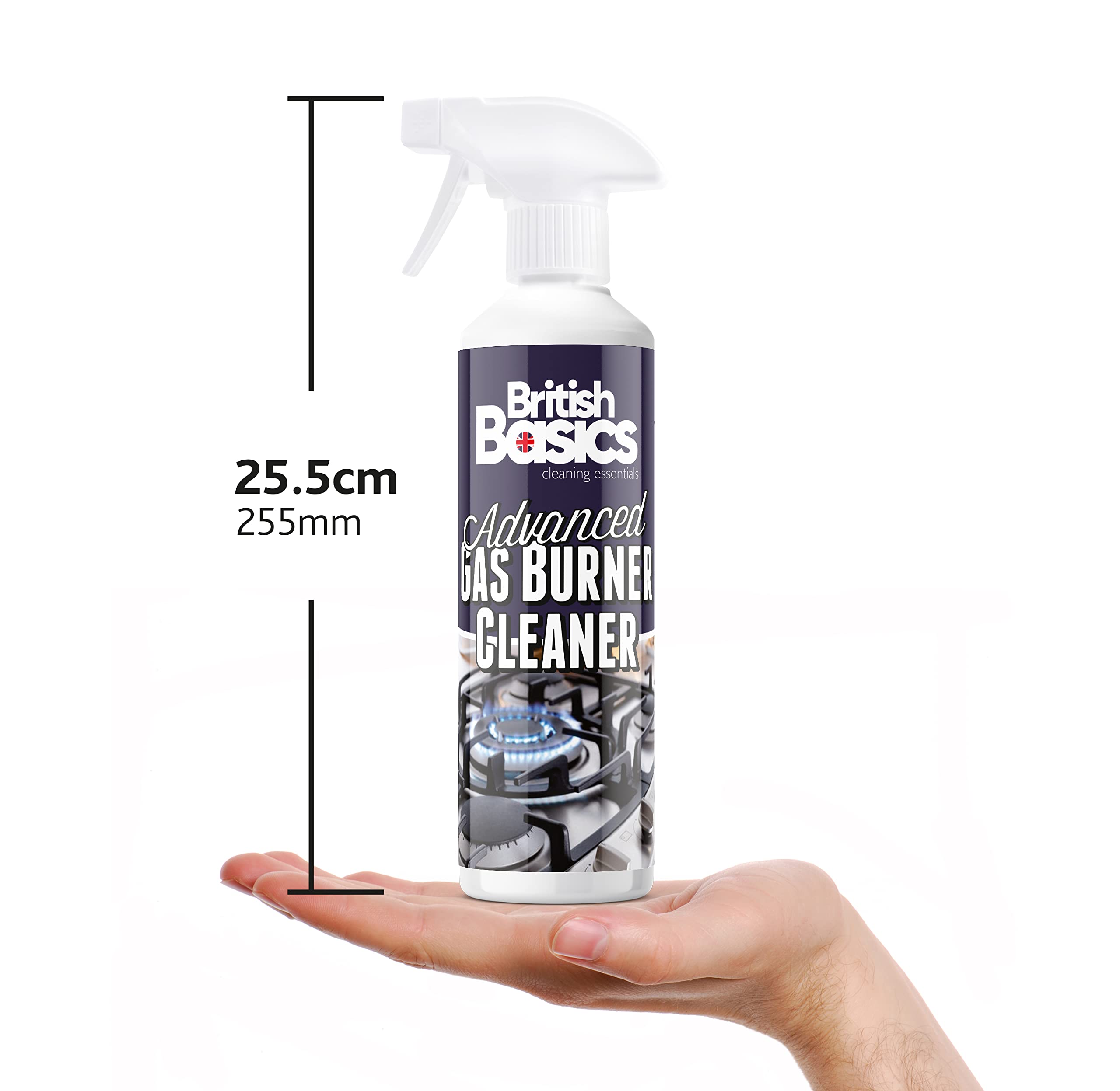BritishBasics Heavy-Duty Cooker Hob Cleaner - 500ml Fast-Acting Degreaser | Unscented 2