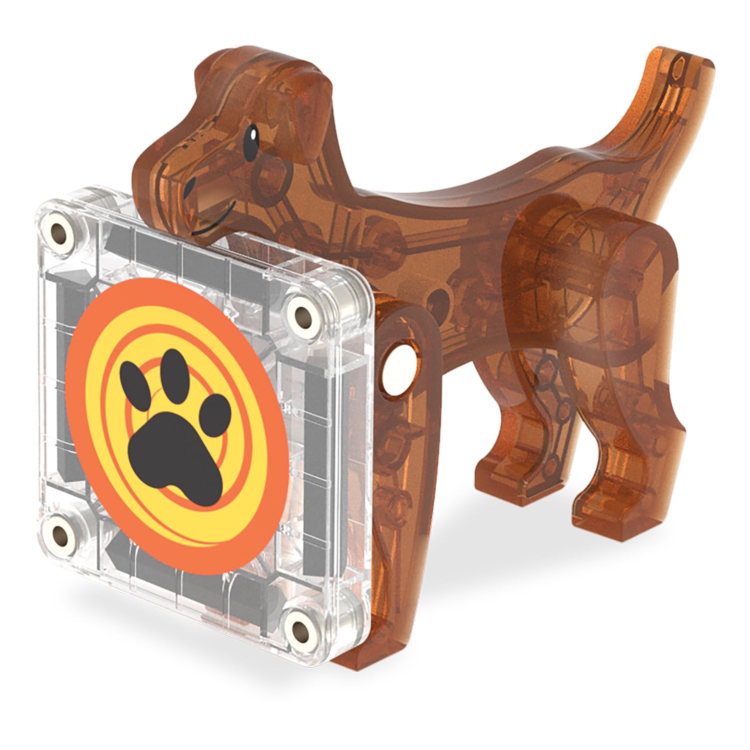 Magna-Tiles Dog House 13-Piece Magnetic Construction Set | Ages 3+ | ABS Plastic 8