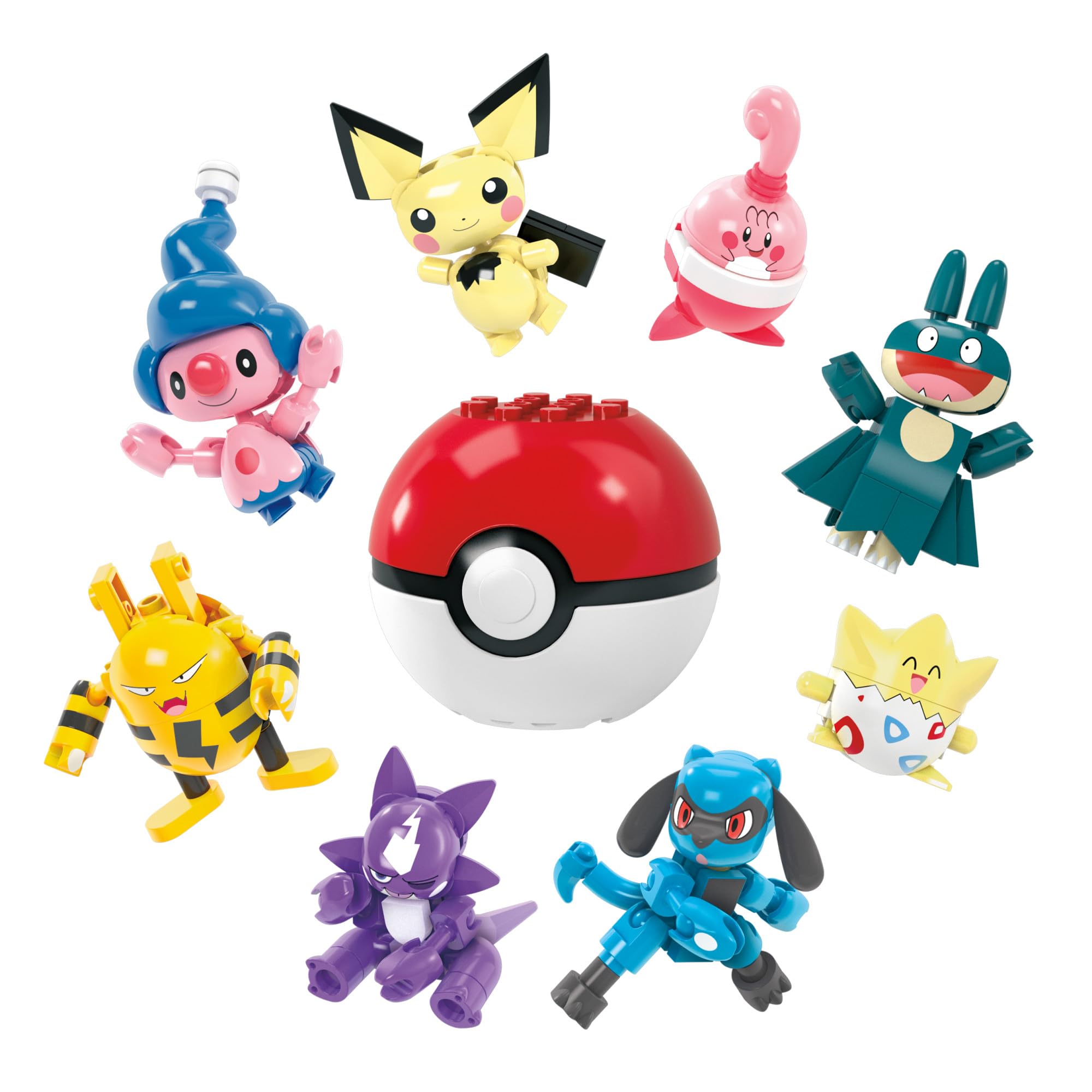 MEGA Pokémon Trainer 8-Pack Building Set with 189 Pieces - Ages 6+