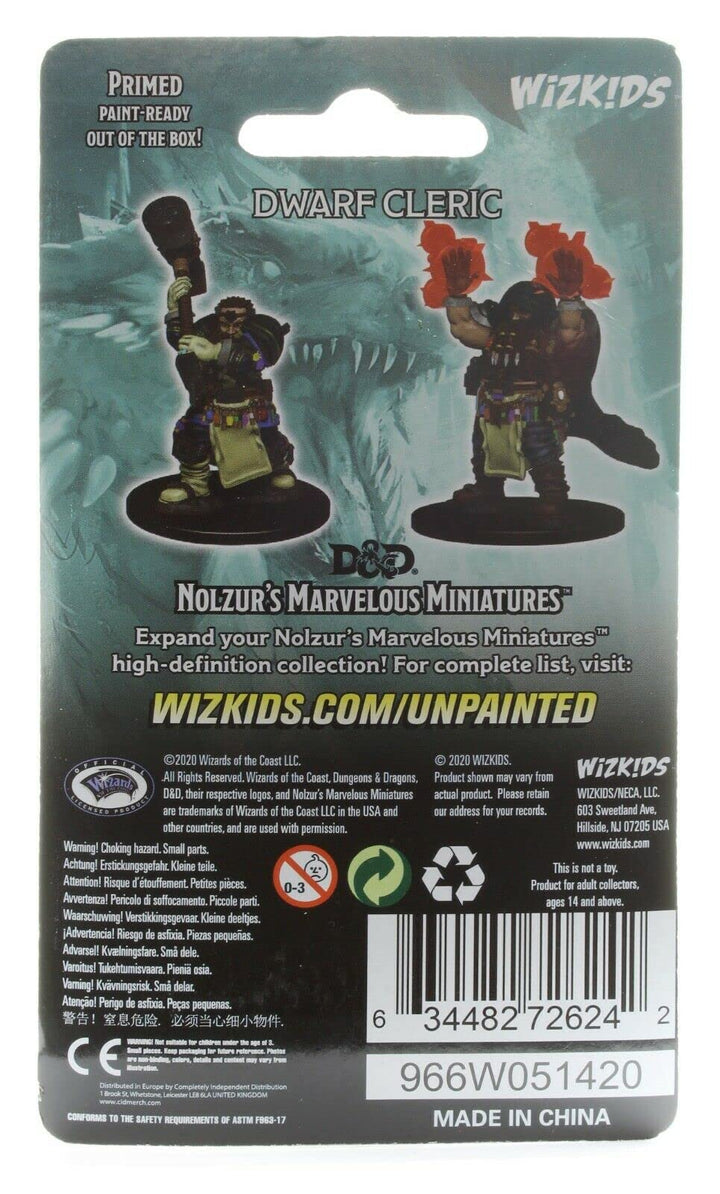 Dungeons & Dragons Nolzur's Marvelous Unpainted Miniatures - Dwarf Male Figure