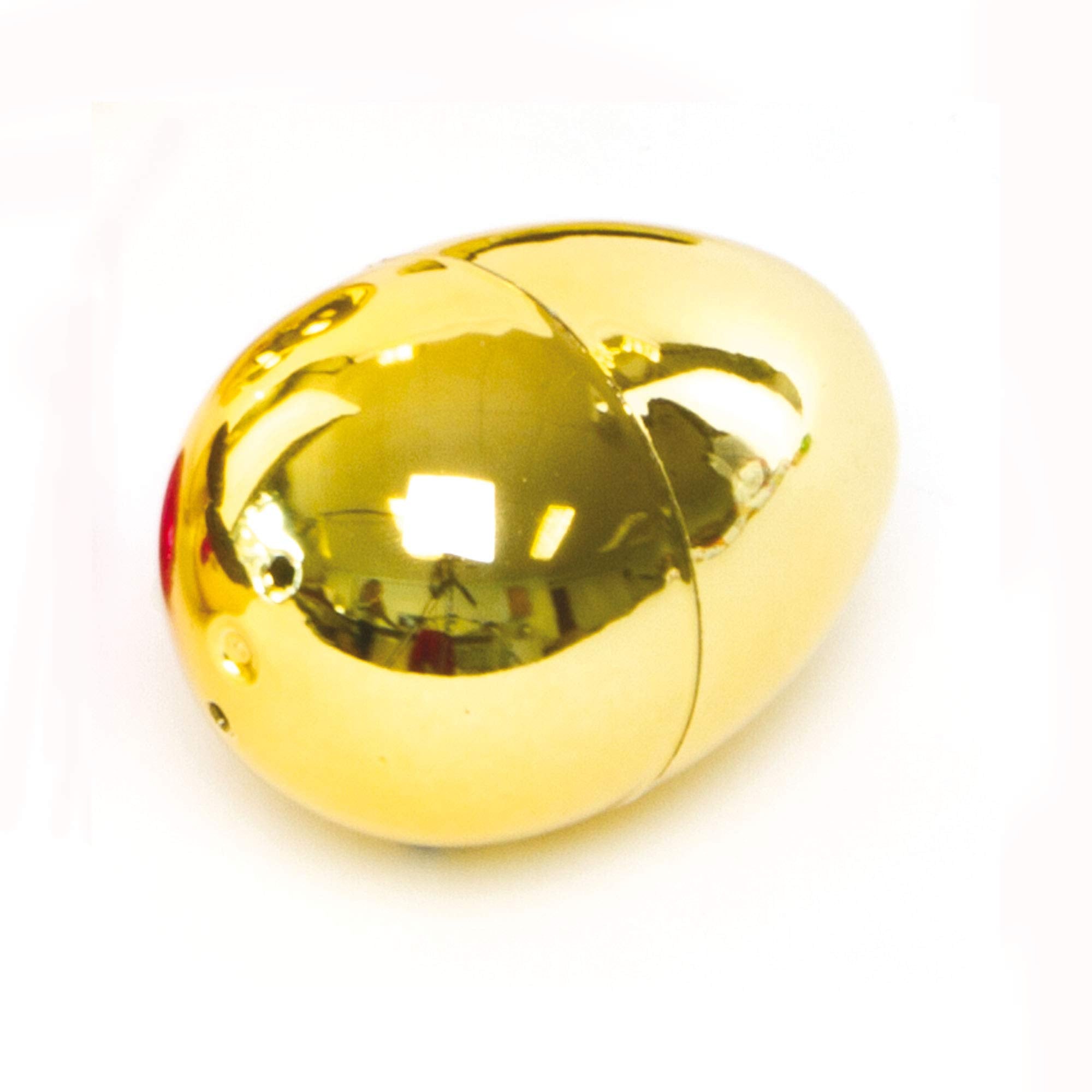 Baker Ross Golden 2-Part Hinged Eggs (10 Pack) | 6cm Plastic Fillable Party Favors 4