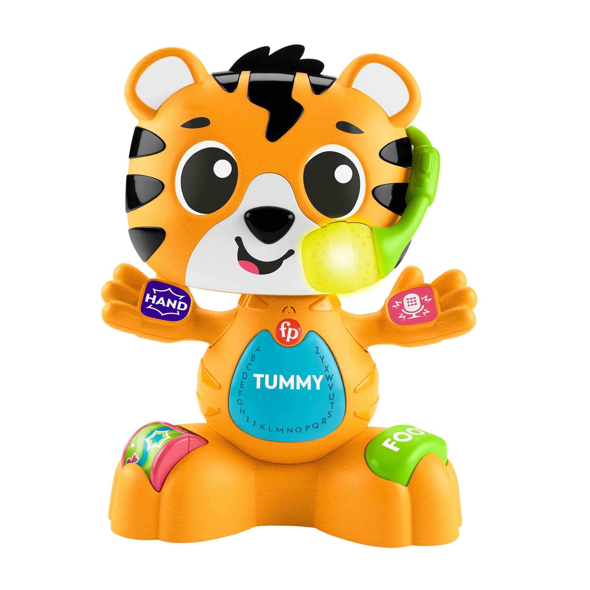 Fisher-Price Link Squad Bop & Groove Tiger - Music, Lights & Learning Toy for 9+ Months