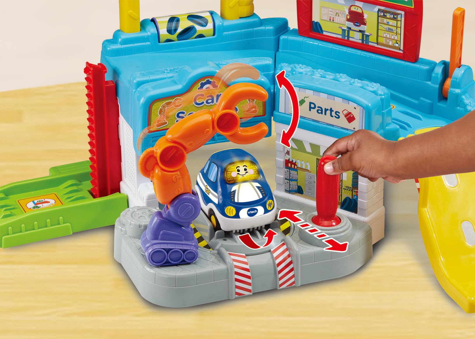 VTech Toot-Toot Drivers Repair Centre - Interactive Car Play Set with SmartPoint Technology 14