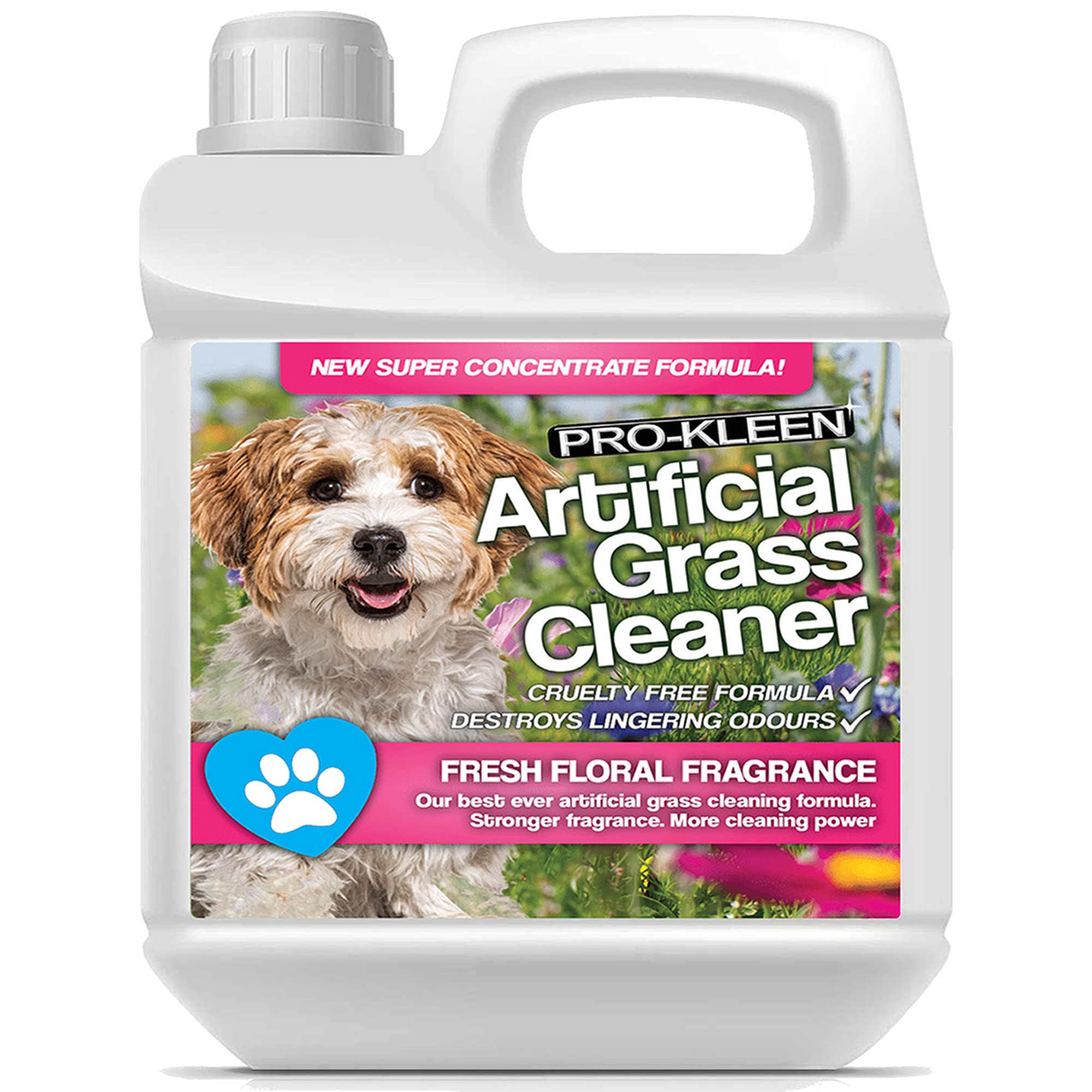 Pro-Kleen Artificial Grass Cleaner - 3-in-1 Formula, Pet Odour Eliminator, 1L