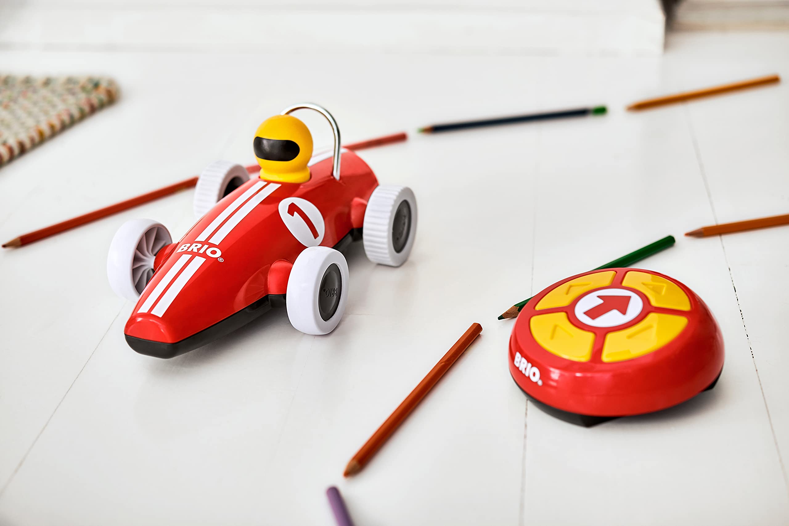 BRIO Remote Control Race Car for Toddlers Ages 24 Months Up 5