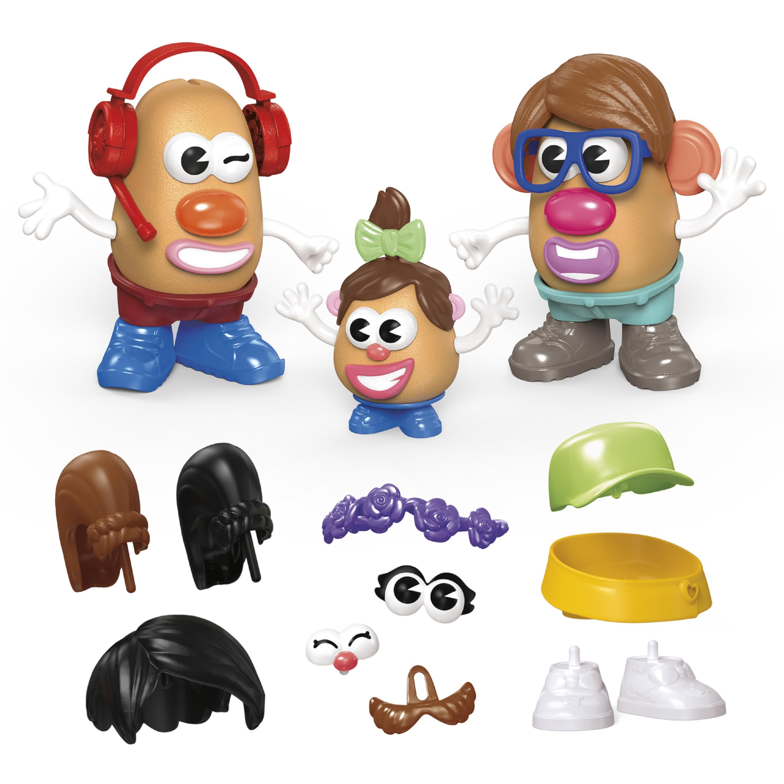 Playskool Potato Head – Erstelle dein Potato Head-Familienspielzeugset – 44-teiliges Mix & Mash-Spielset für Kleinkinder ab 2 Jahren