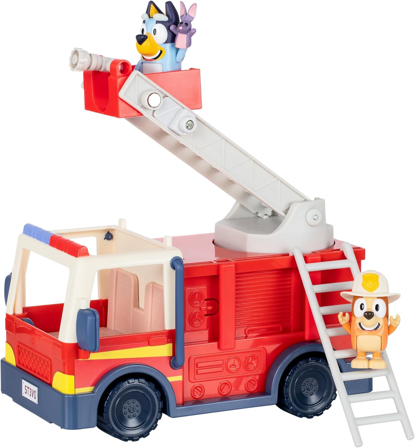 Bluey Firetruck Playset - Includes Firefighter Bingo & Bob Bilby, Ages 3+ 2