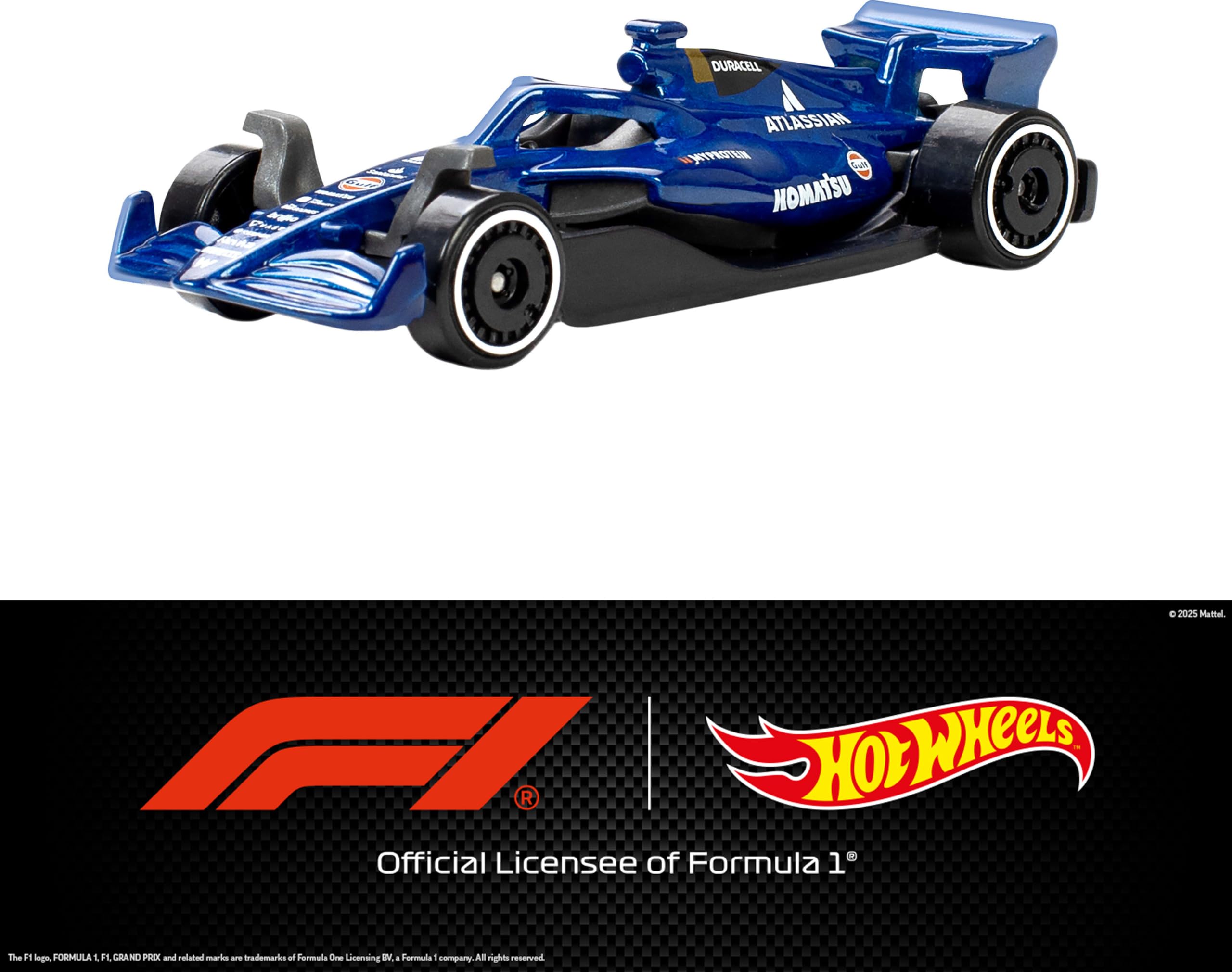 Hot Wheels Formula 1 5-Pack - 1:64 Scale Die-Cast Cars | Multicolor | Ages 3+ 5
