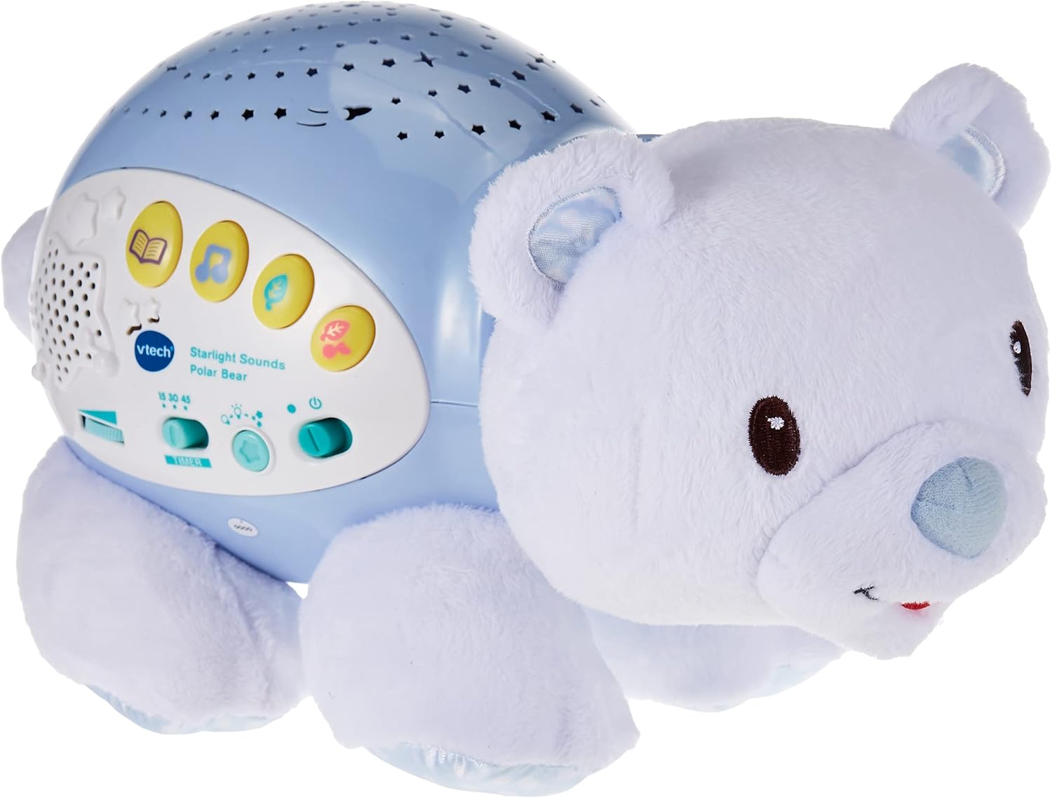 VTech Little Friendlies Starlight Sounds Bear - Soothing Musical Baby Toy with Light Projection, 1 Month to 4 Years 1