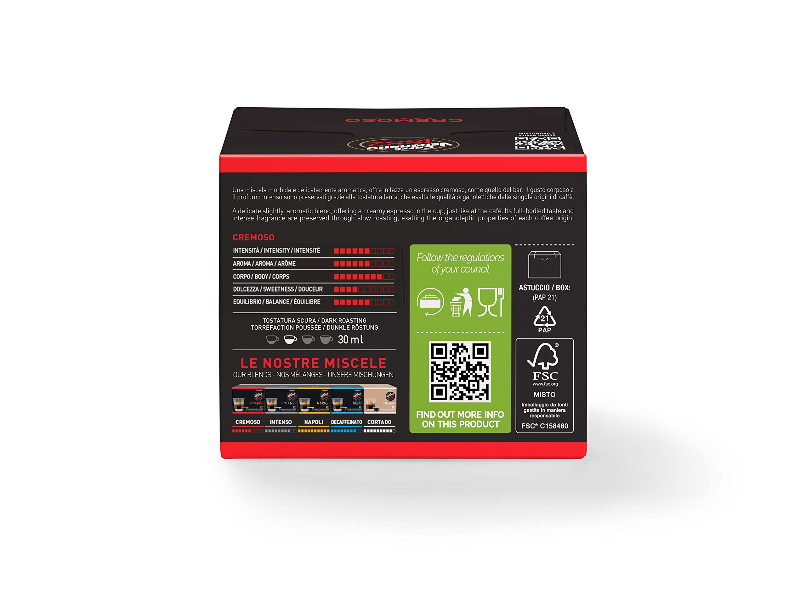 Caffè Vergnano 1882 Coffee Capsules - Compatible with Nescafé Dolce Gusto | 12 Count 3