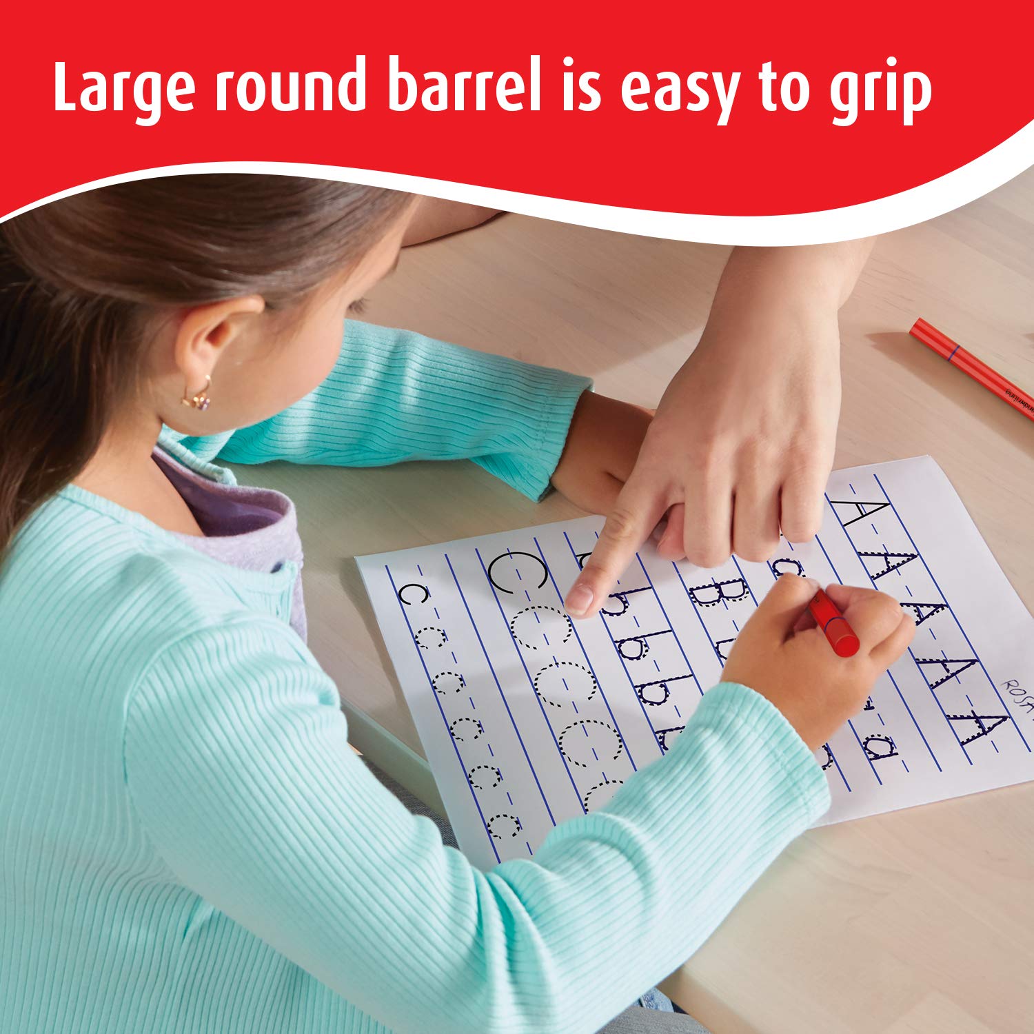 Berol Handwriting Pens | Round Shape is Easy to Hold | Washable Black Ink | Bright Barrels | 2 Count 5