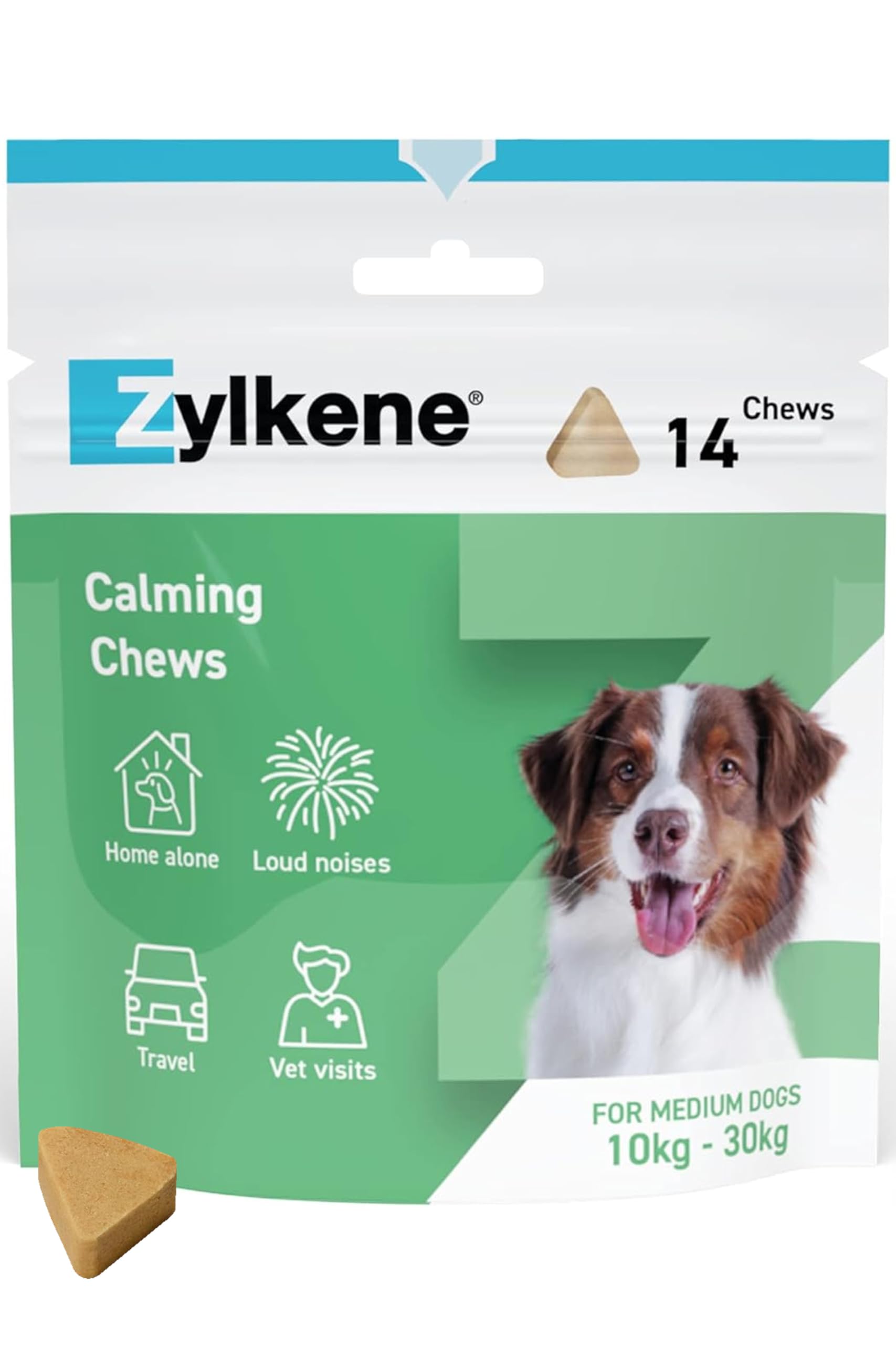 Zylkene Calming Chews for Medium Dogs (10 to 30kg) | Promotes Relaxation | 14 Chews 1