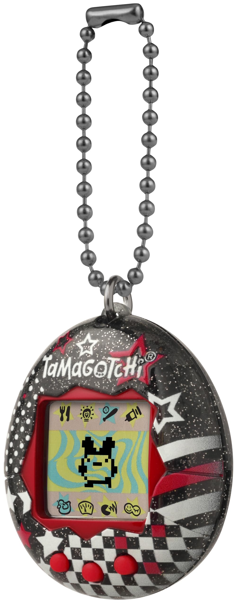 Bandai Tamagotchi Original Rock Glitter Digital Pet - Electronic Virtual Pet Toy for Kids 8+ 3
