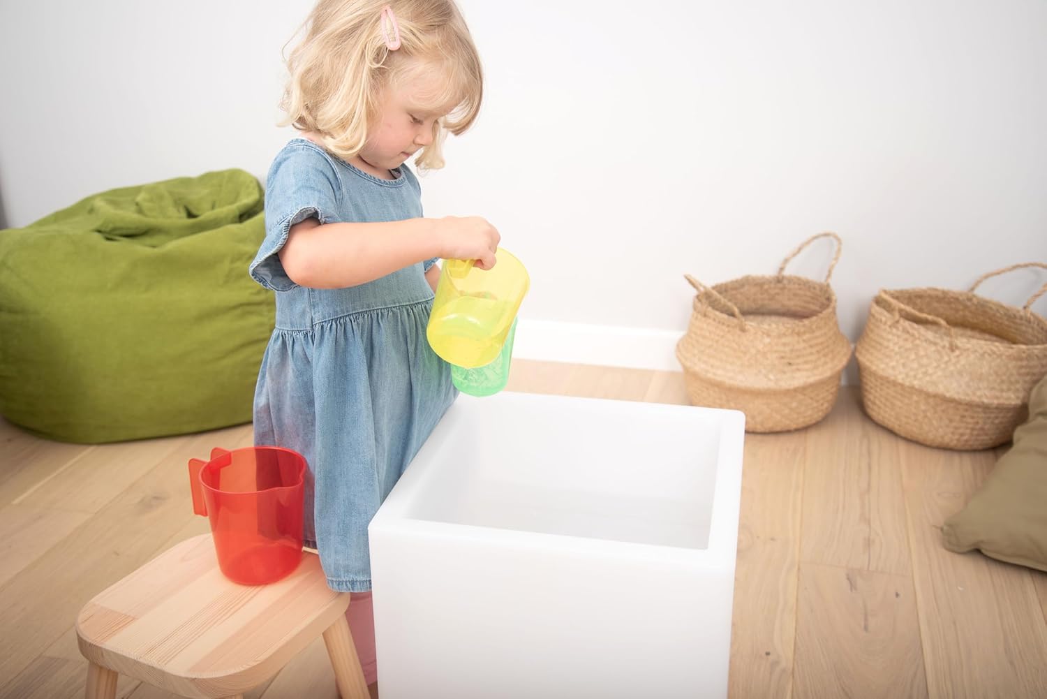 TickiT Translucent Colour Nesting Jugs - 3-Piece Sand & Water Play Set for Toddlers 12M+ 7