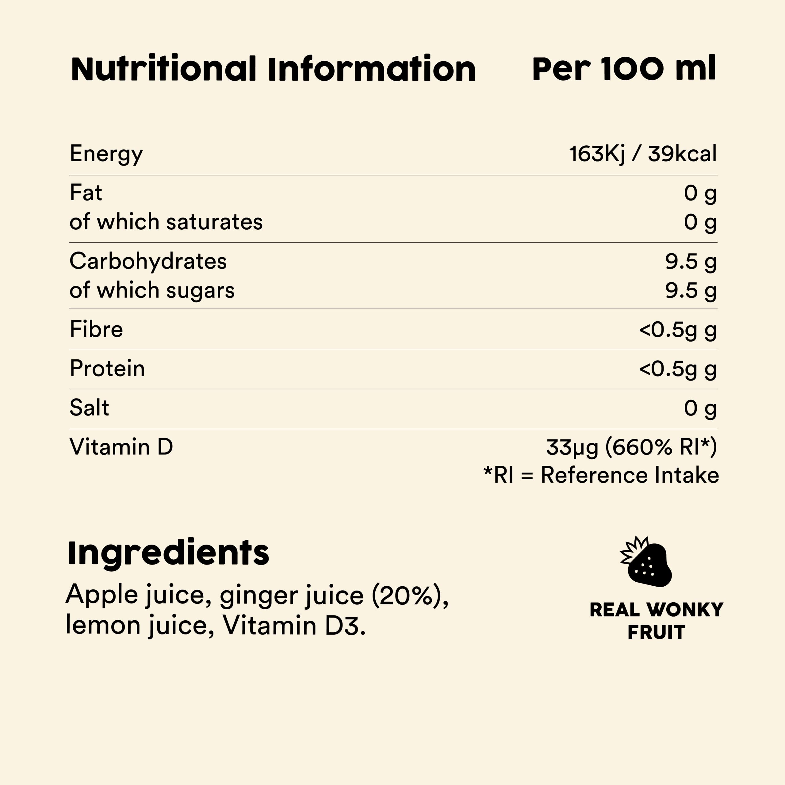 Flawsome Vitamin D Ginger Shots - Immunity Kick | 12 x 60ml Shots | No Added Sugar, Vegan 5
