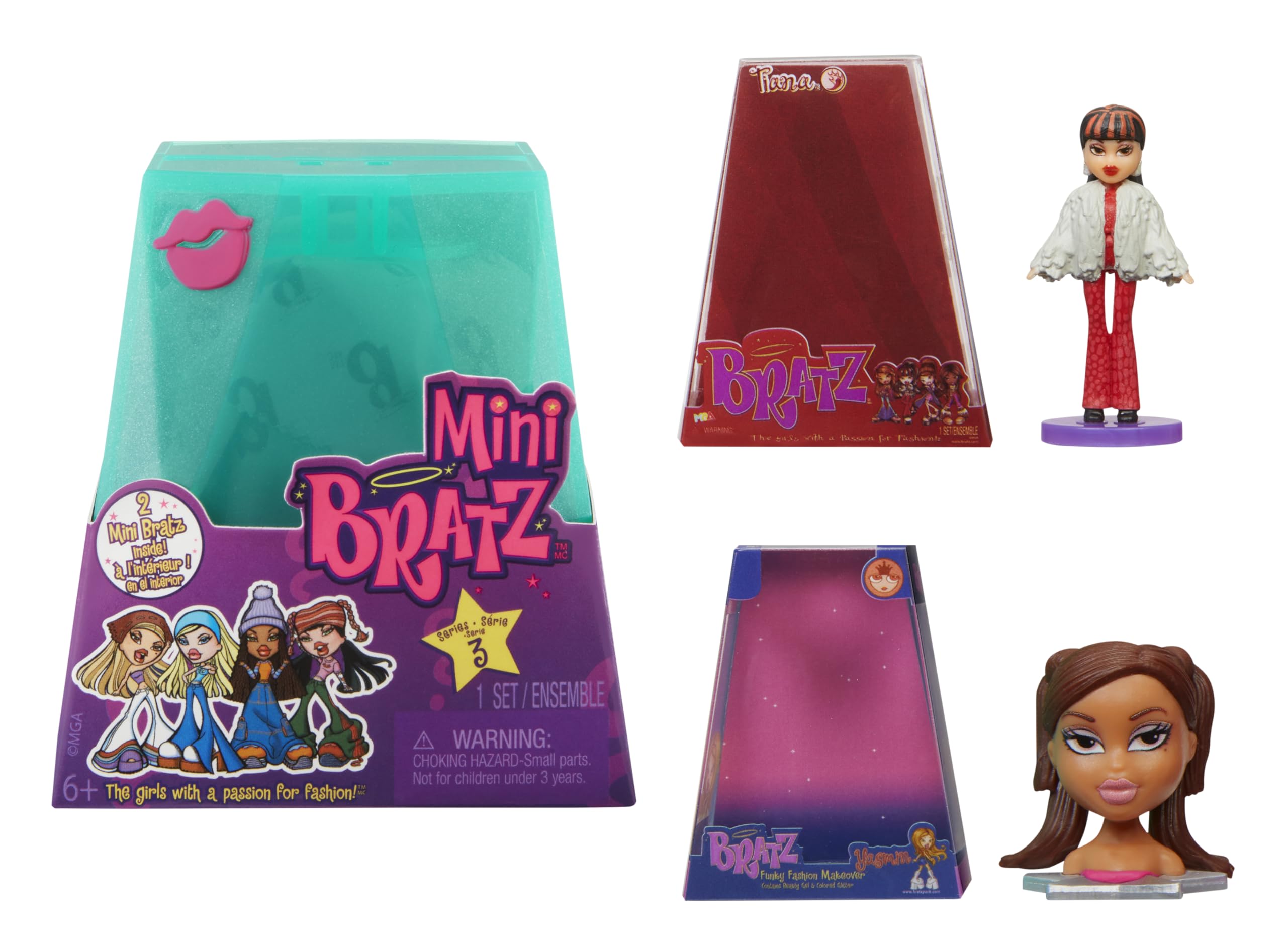 MGA's Miniverse Mini Bratz Series 3 - Y2K Nostalgia Dolls | 2 Minis Per Pack | Ages 6+ 4