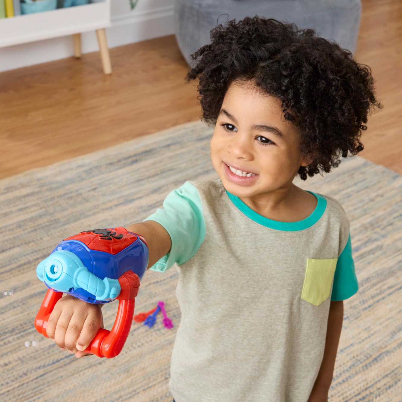 Hasbro Marvel Spidey and His Amazing Friends Electronic Bubble Slinger | Ages 3+ 5