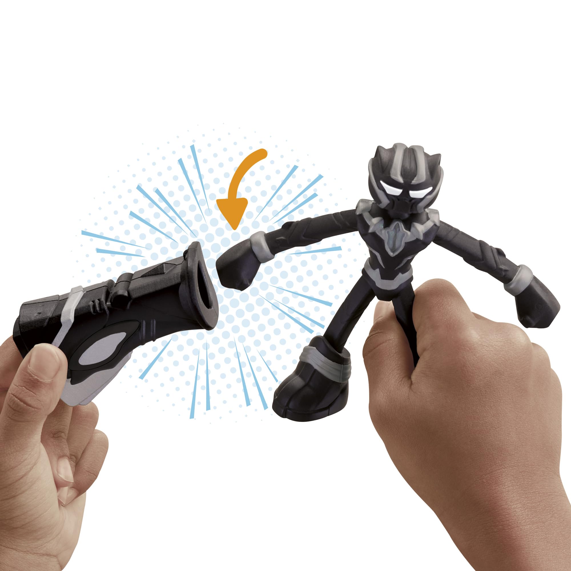 Play-Doh Marvel Black Panther Cutting Claws Action Figure Playset | Ages 4+ 6