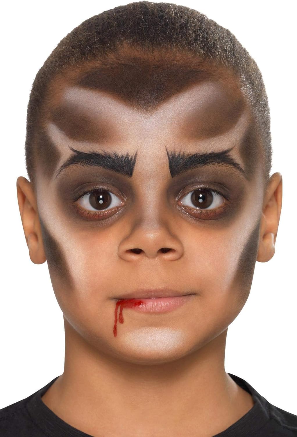 Smiffys Kids Vampire Make Up Kit with Aqua Face Paints, Fangs & Applicators 3