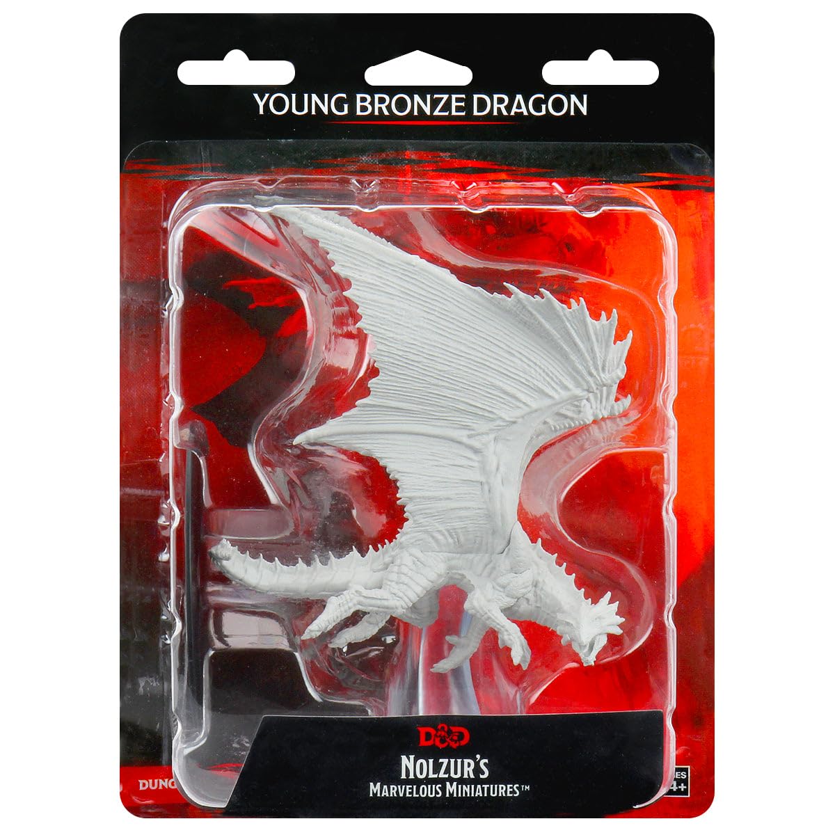 WizKids Nolzur's Marvelous Miniatures - Young Bronze Dragon Accessory | Plastic | Adult