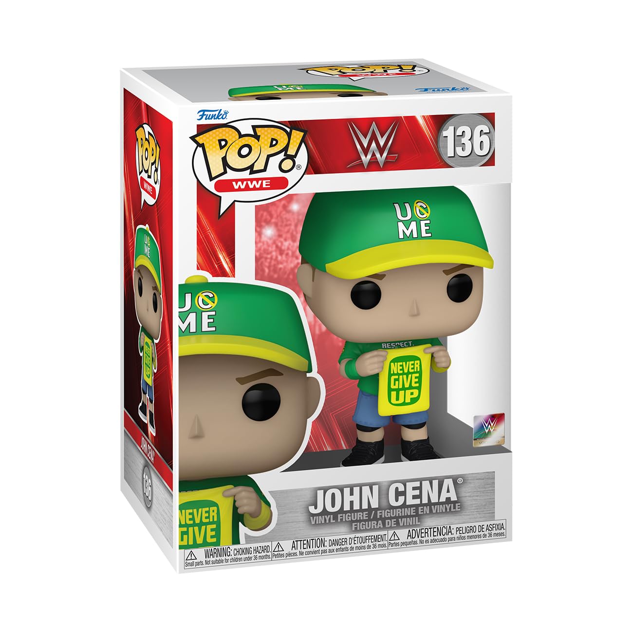 Funko Pop! WWE John Cena Collectible Vinyl Figure | 3.75 Inches | Model 72284