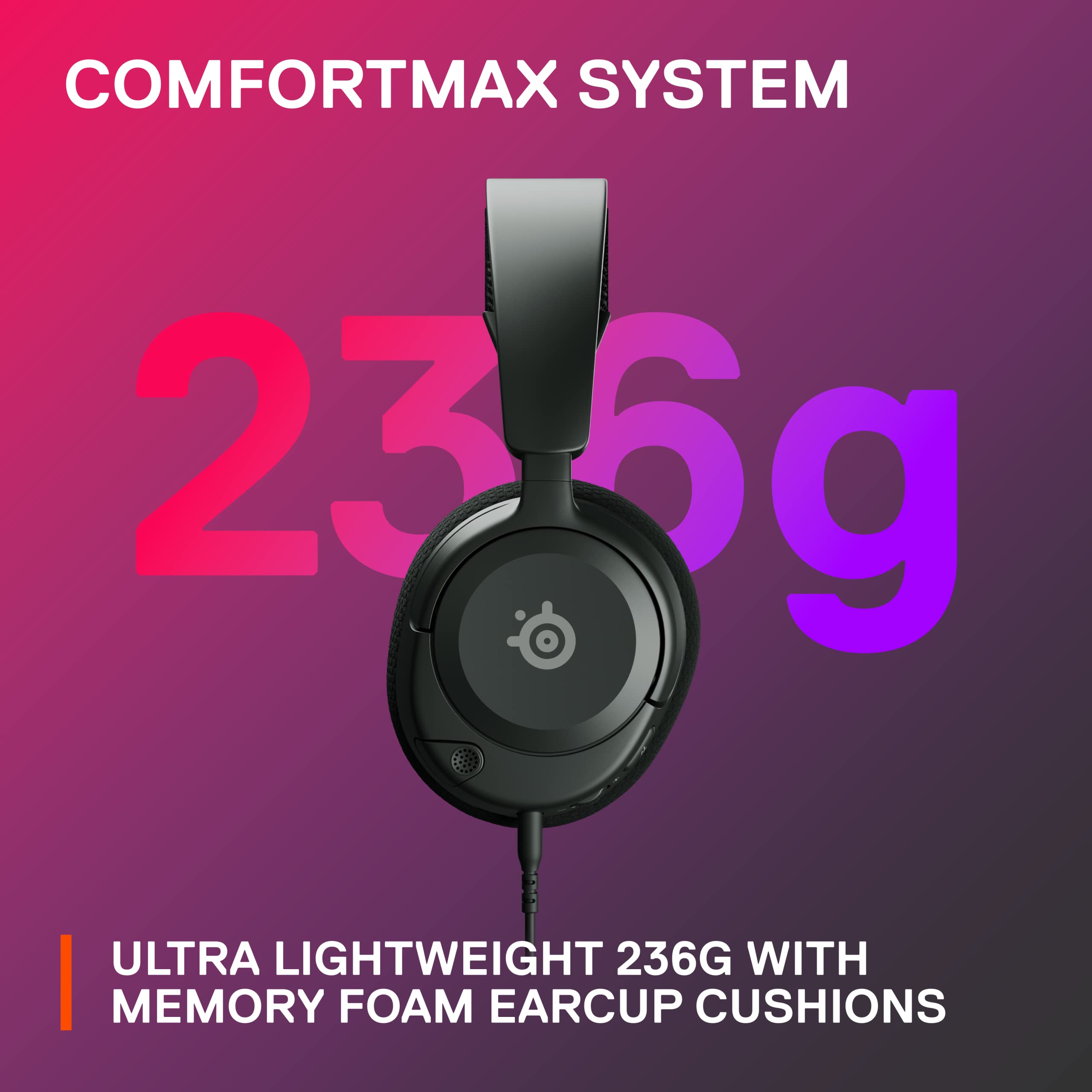 SteelSeries Arctis Nova 1 Multi-System Gaming Headset with Hi-Fi Drivers and Noise-Cancelling Mic 5