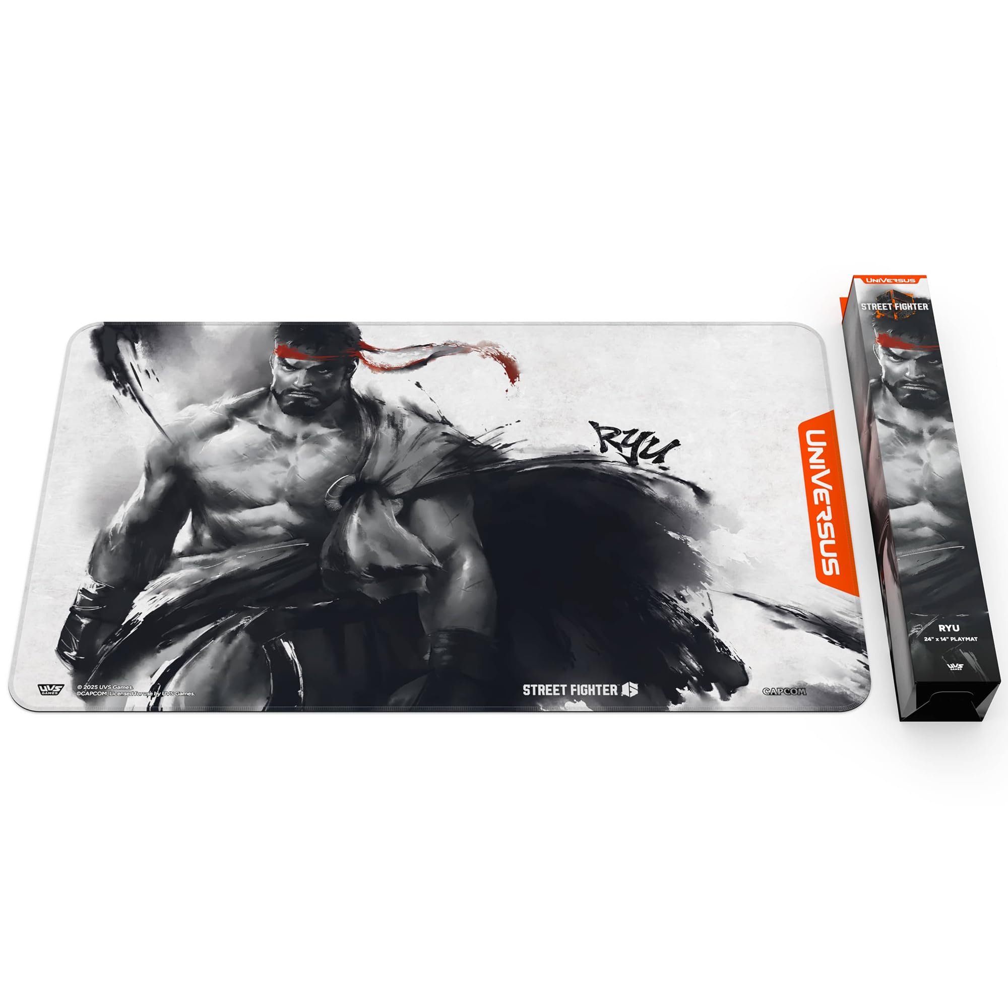 UniVersus Street Fighter 6: Challenger Series Playmat - Ryu | 24 x 14 Inch Neoprene 5