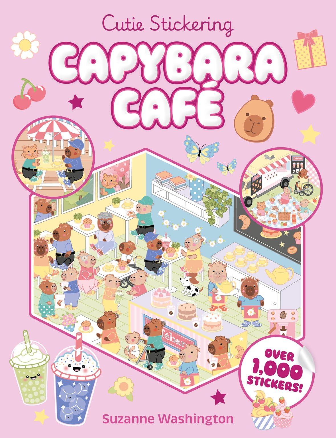 Scholastic Capybara Cafe Cuties: The Ultimate Cosy Sticker Book | Ages 5-12 | Paperback 1