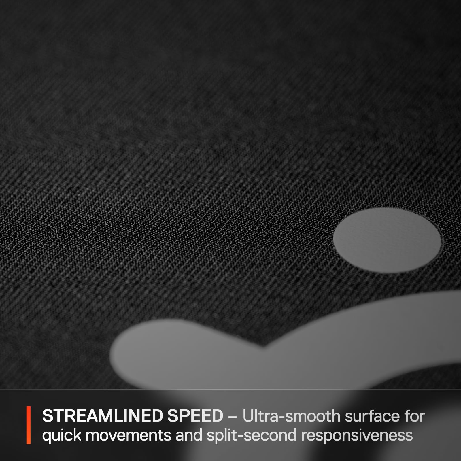 SteelSeries QcK L Performance Speed Gaming Mousepad - 49x42 cm, Extra-Dense 3.5mm Base, Black 5